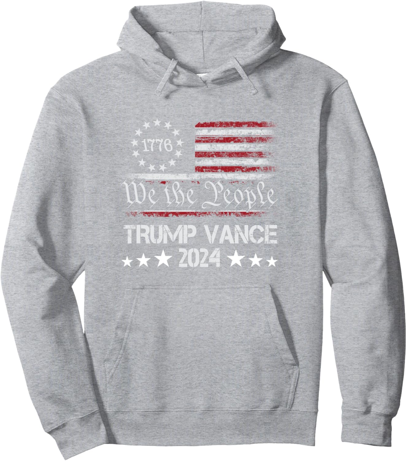 Trump Vance 2024 President Trump Supporter Re-Election Pullover Hoodie