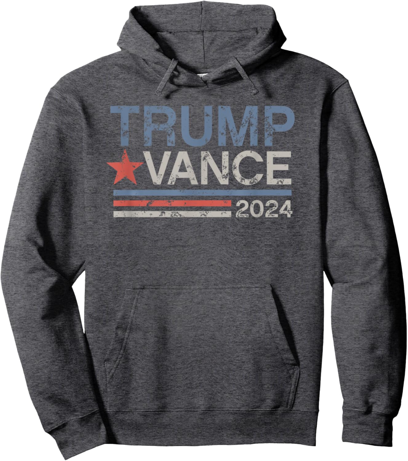 Trump Vance 2024 Retro Stripe Trump Vance Pullover Hoodie