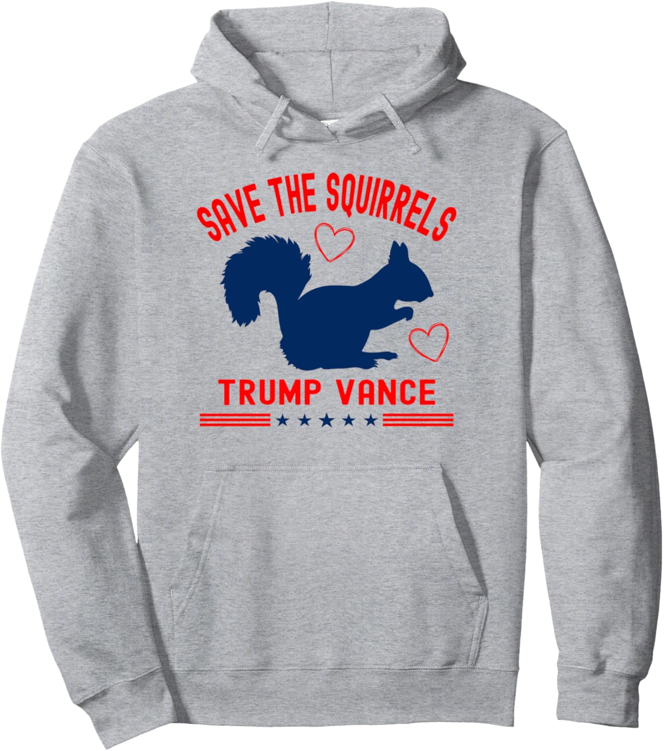 Trump Vance 2024 Save The Squirrels Pullover Hoodie