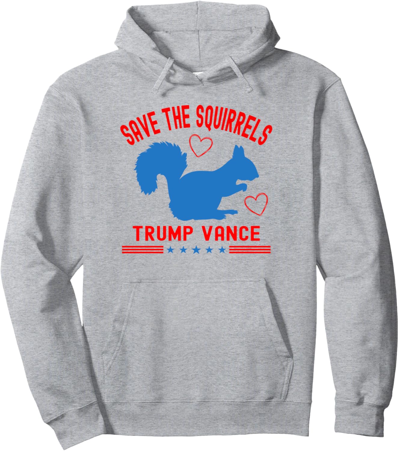 Trump Vance 2024 Save The Squirrels Pullover Hoodie