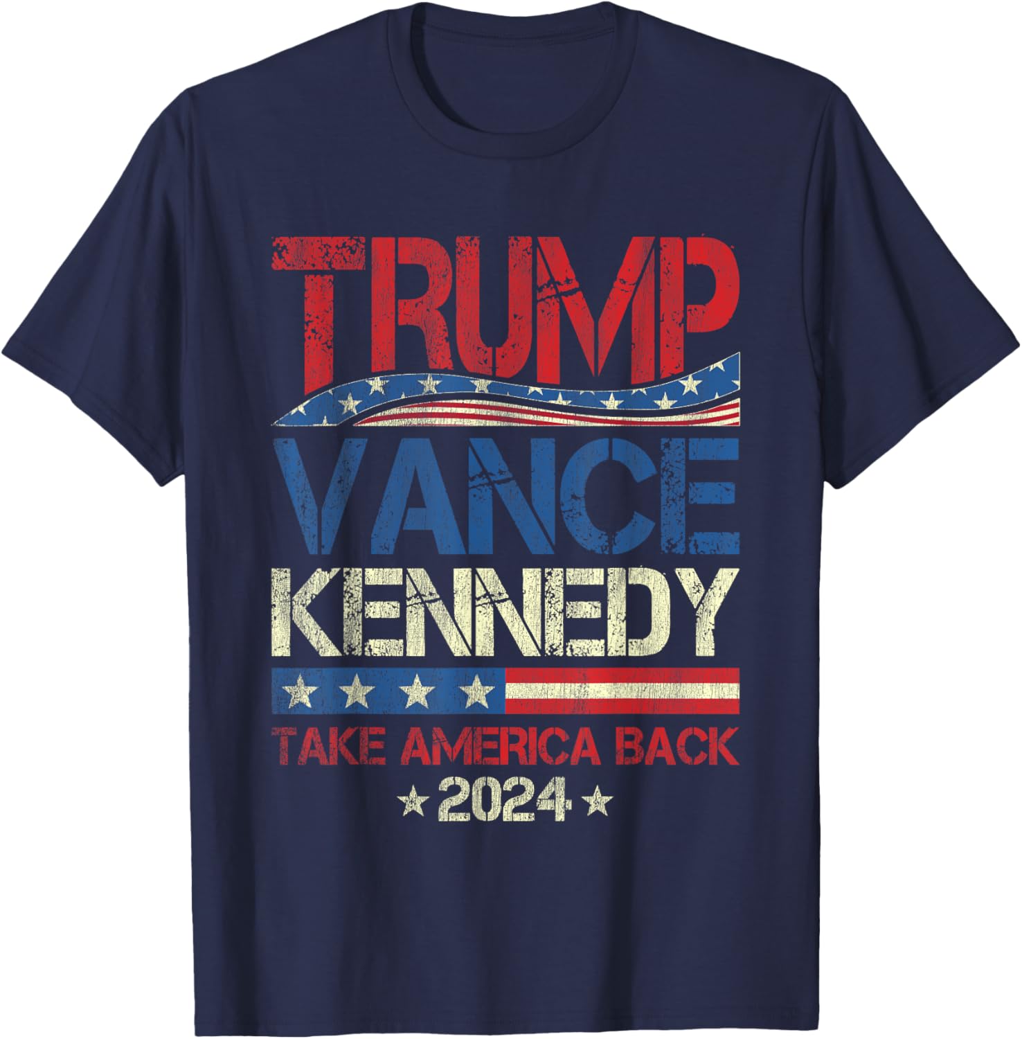 Trump Vance Kennedy Take America Back 2024 Election T-Shirt