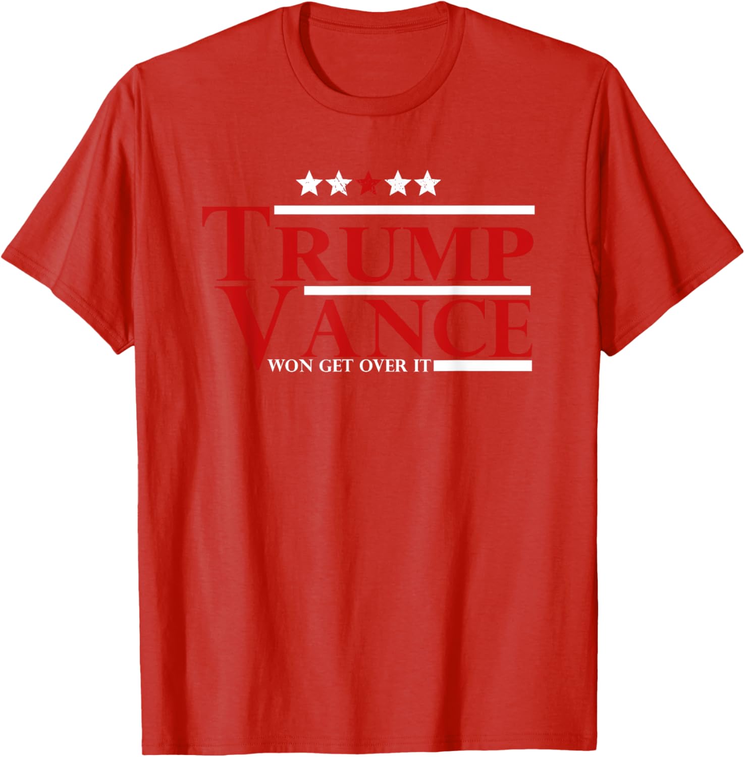 Trump Vance Won Get Over It President Inauguration Day 2025 T-Shirt