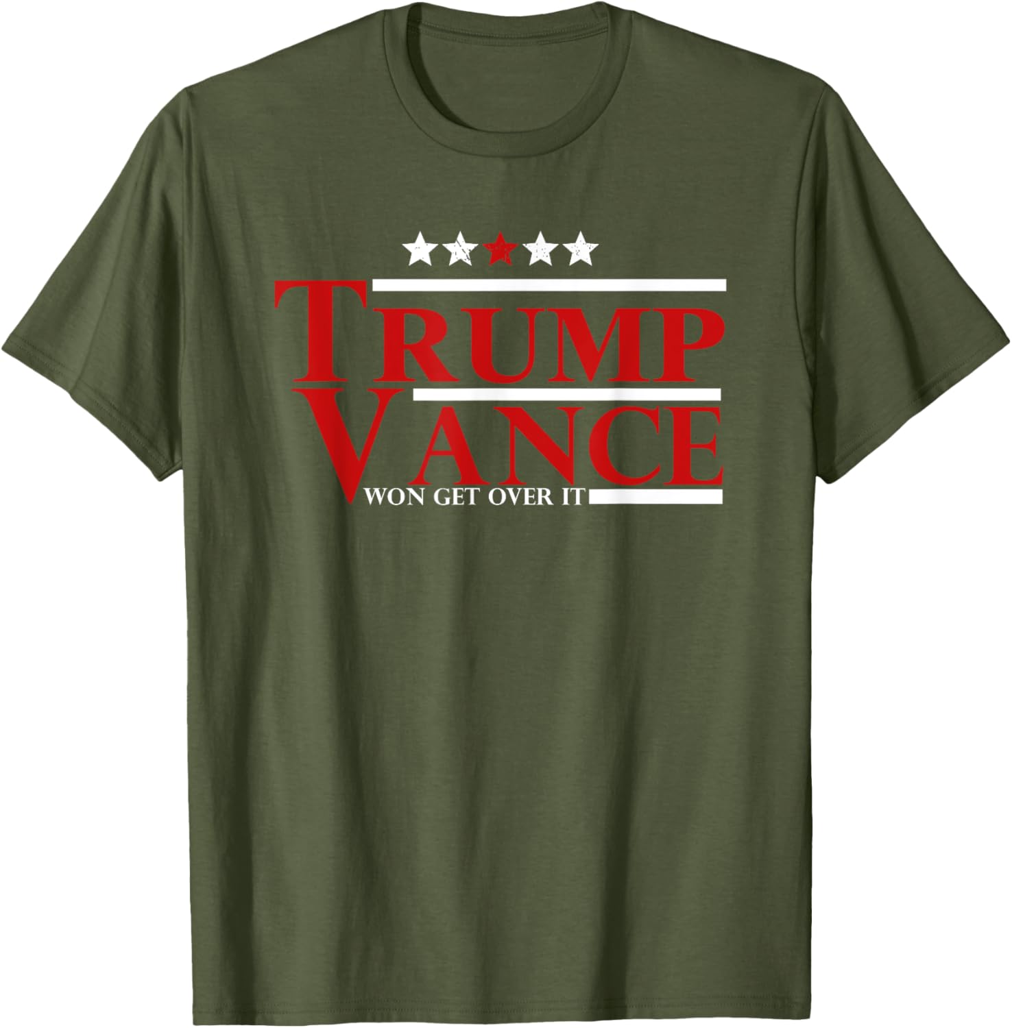 Trump Vance Won Get Over It President Inauguration Day 2025 T-Shirt