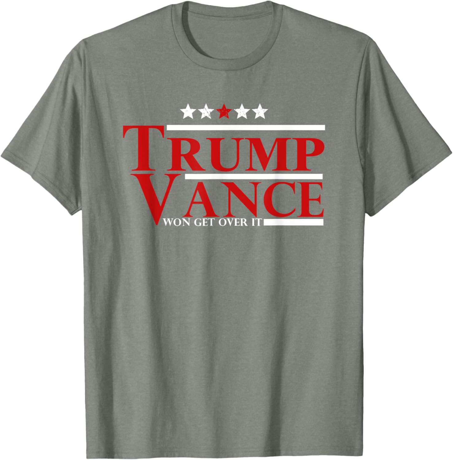 Trump Vance Won Get Over It President Inauguration Day 2025 T-Shirt