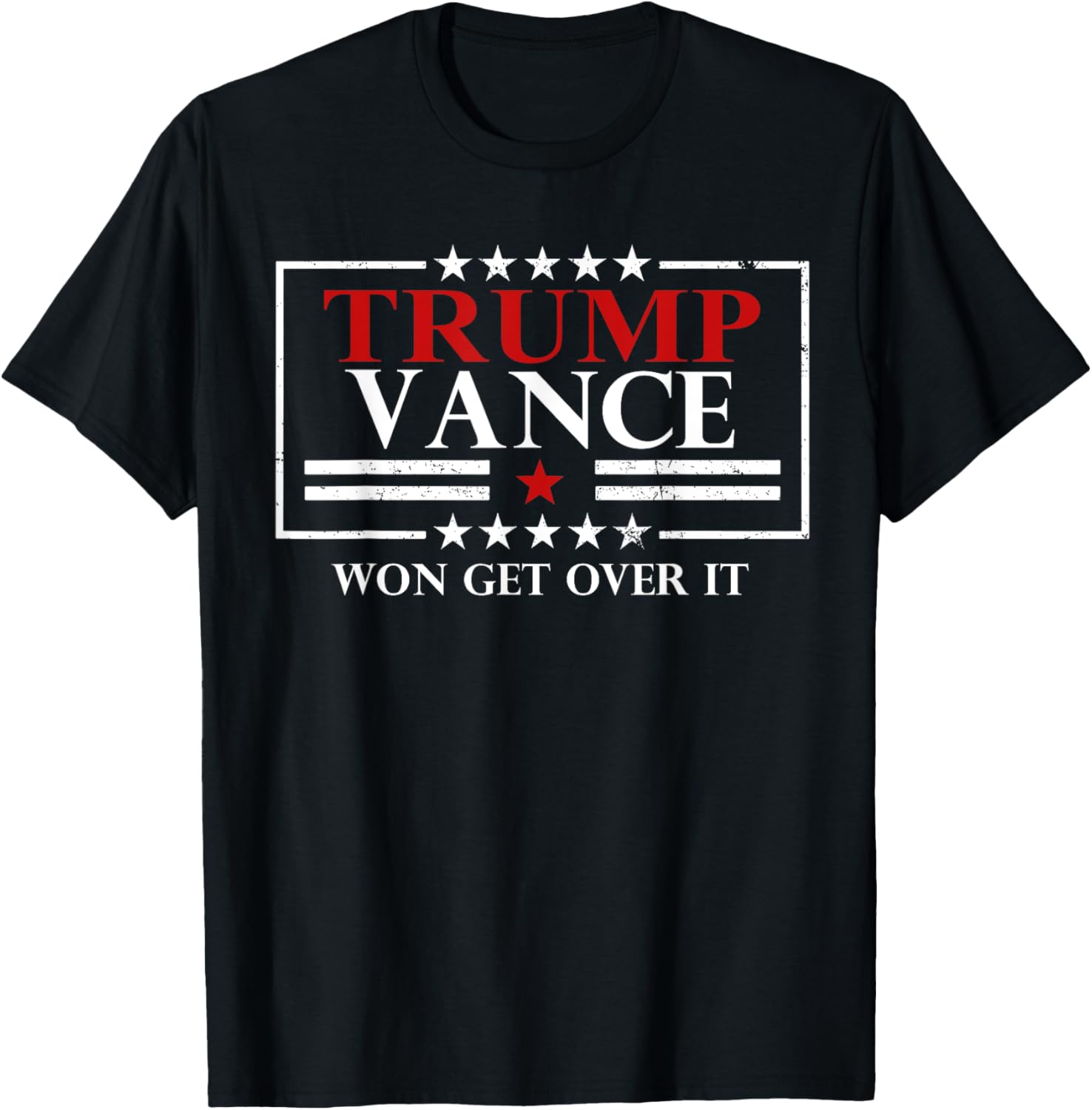 Trump Vance Won Get Over It President Inauguration Day 2025 T-Shirt