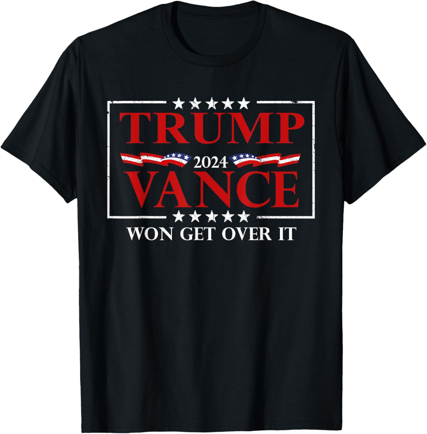 Trump Vance Won Get Over It President Inauguration Day 2025 T-Shirt