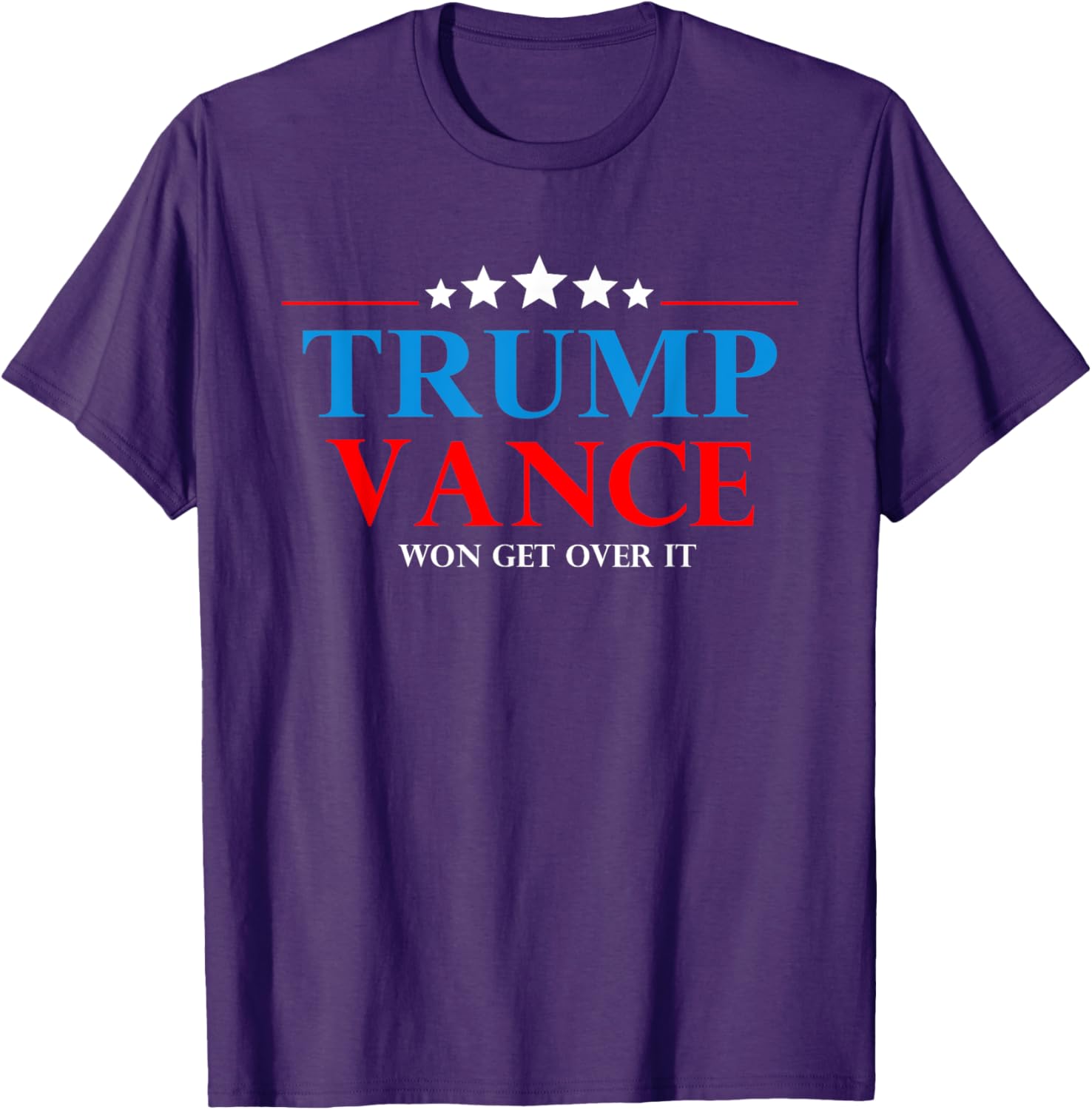 Trump Vance Won Get Over It President Inauguration Day 2025 T-Shirt