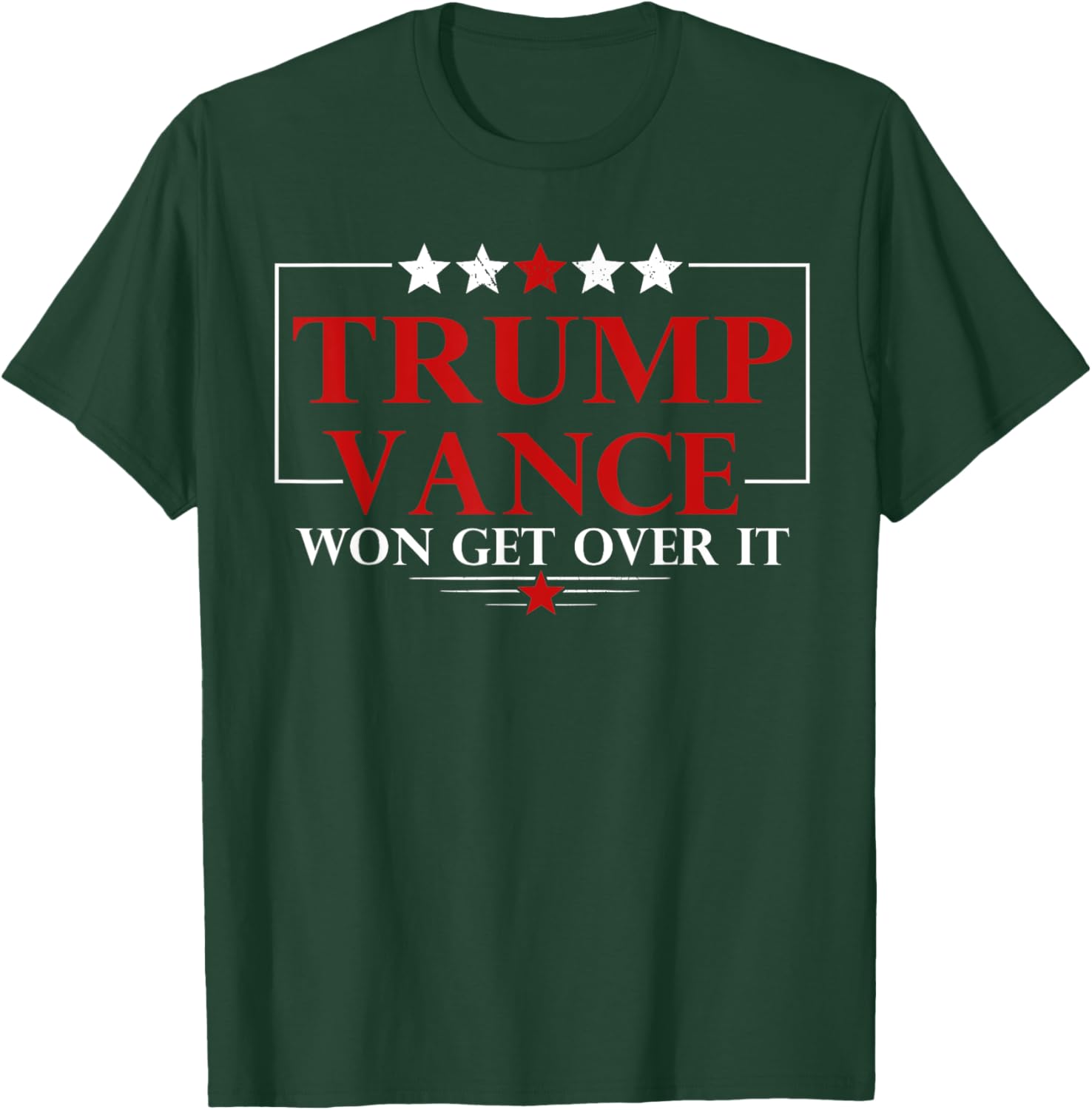 Trump Vance Won Get Over It President Inauguration Day 2025 T-Shirt