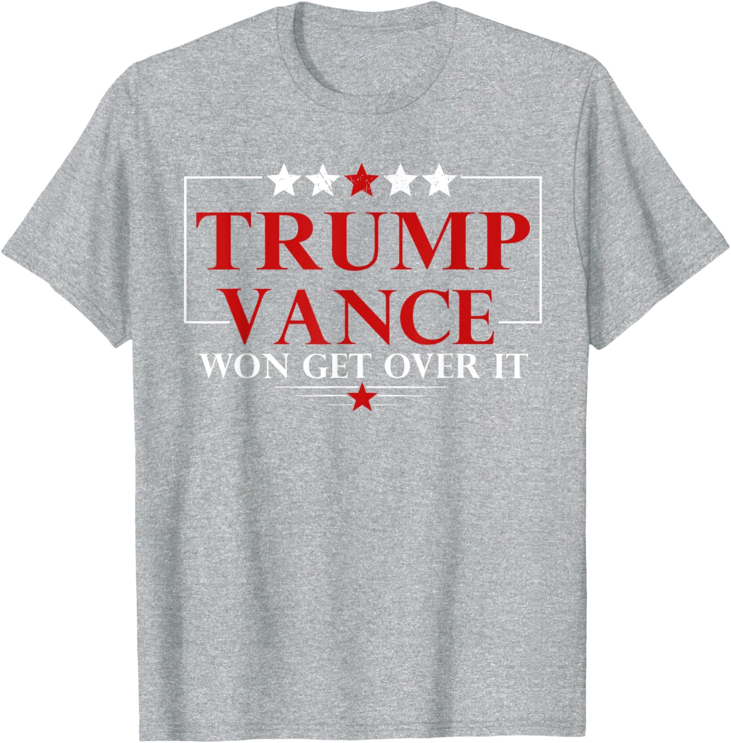 Trump Vance Won Get Over It President Inauguration Day 2025 T-Shirt