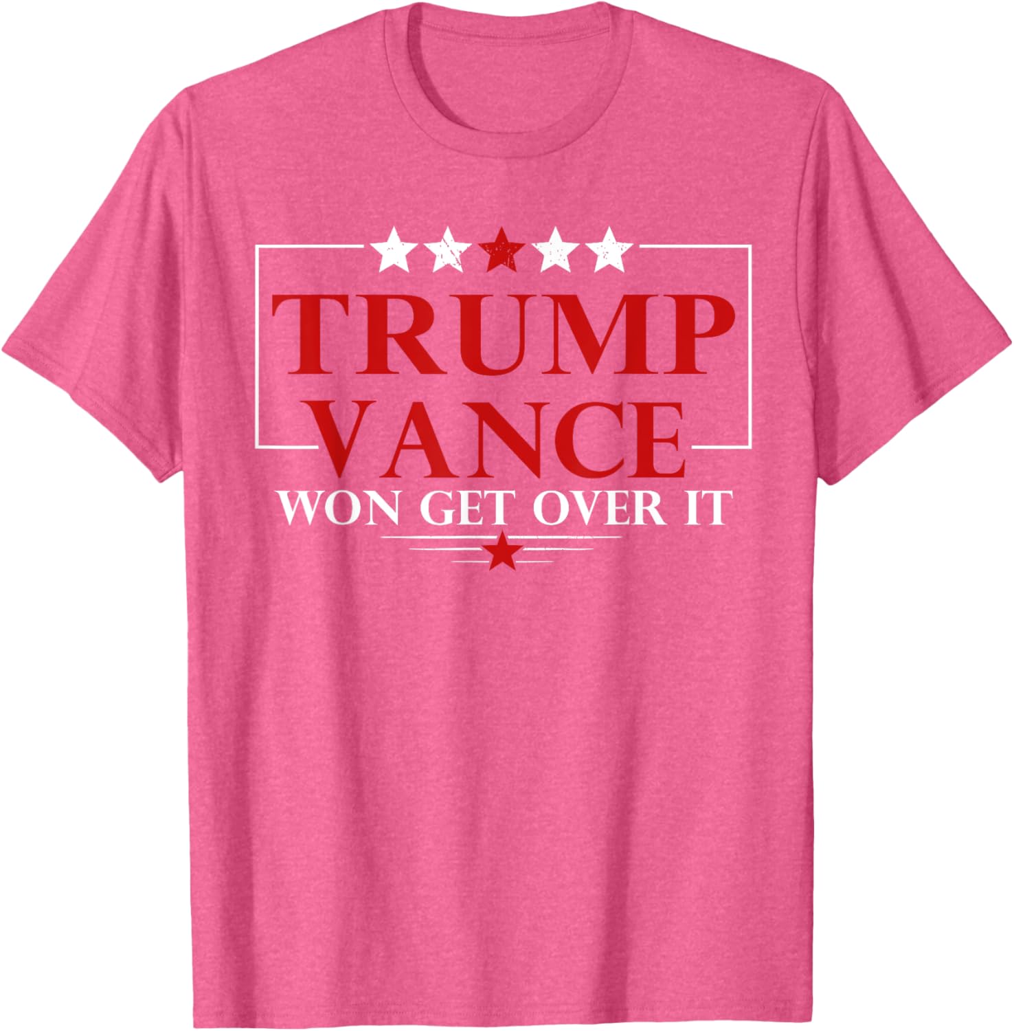 Trump Vance Won Get Over It President Inauguration Day 2025 T-Shirt