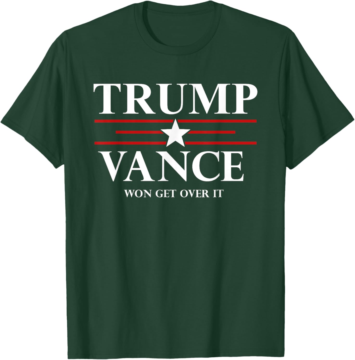 Trump Vance Won Get Over It President Inauguration Day 2025 T-Shirt