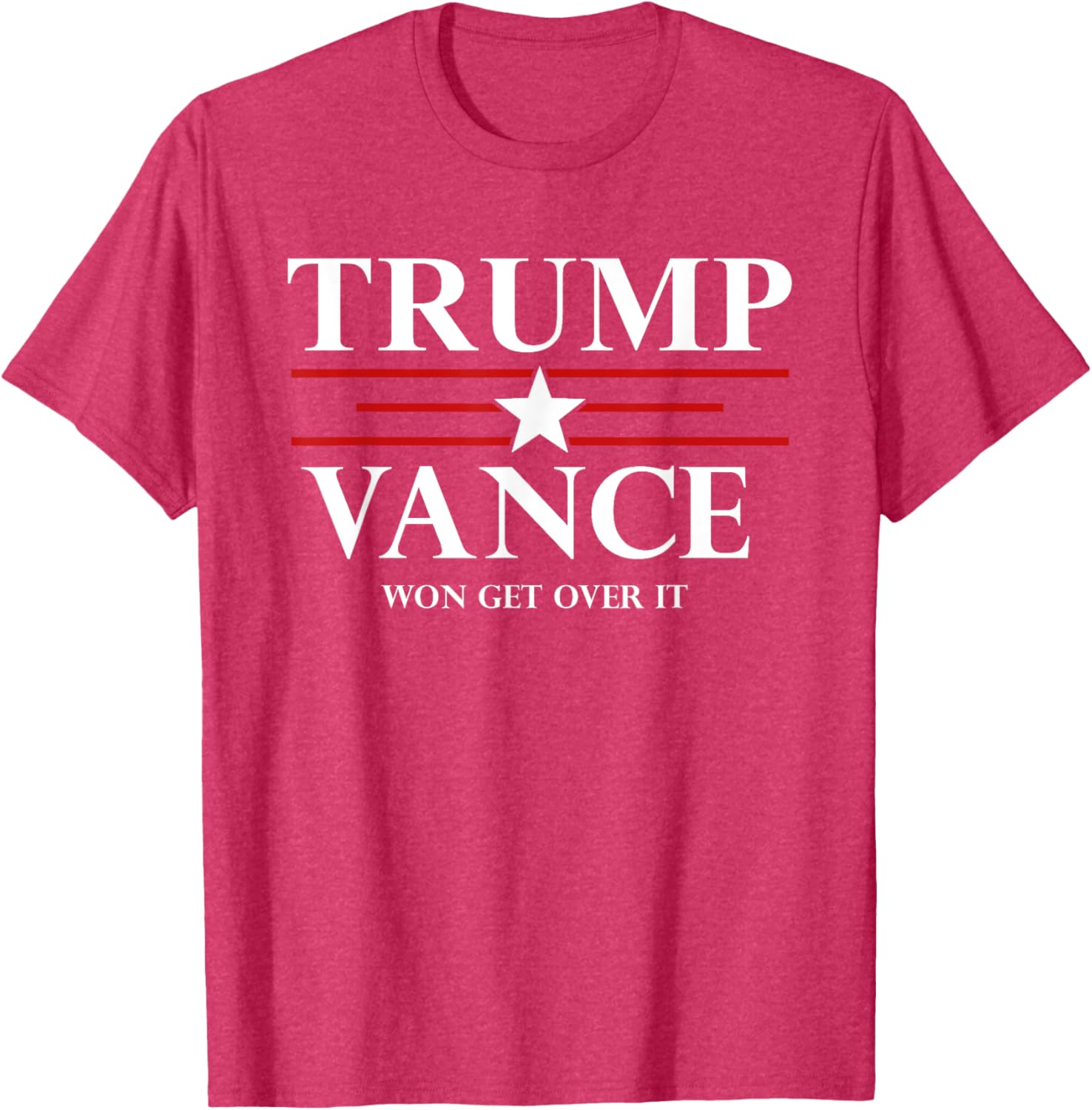 Trump Vance Won Get Over It President Inauguration Day 2025 T-Shirt