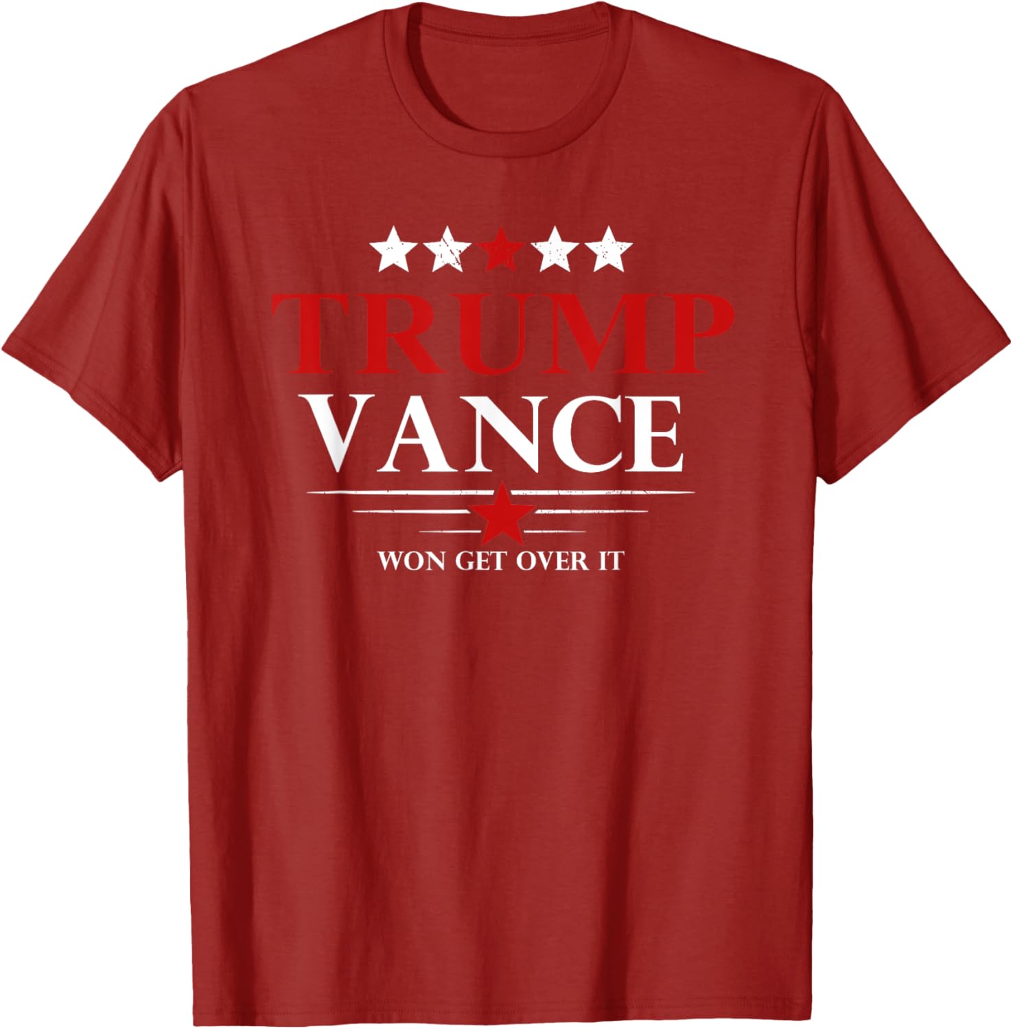 Trump Vance Won Get Over It President Inauguration Day 2025 T-Shirt