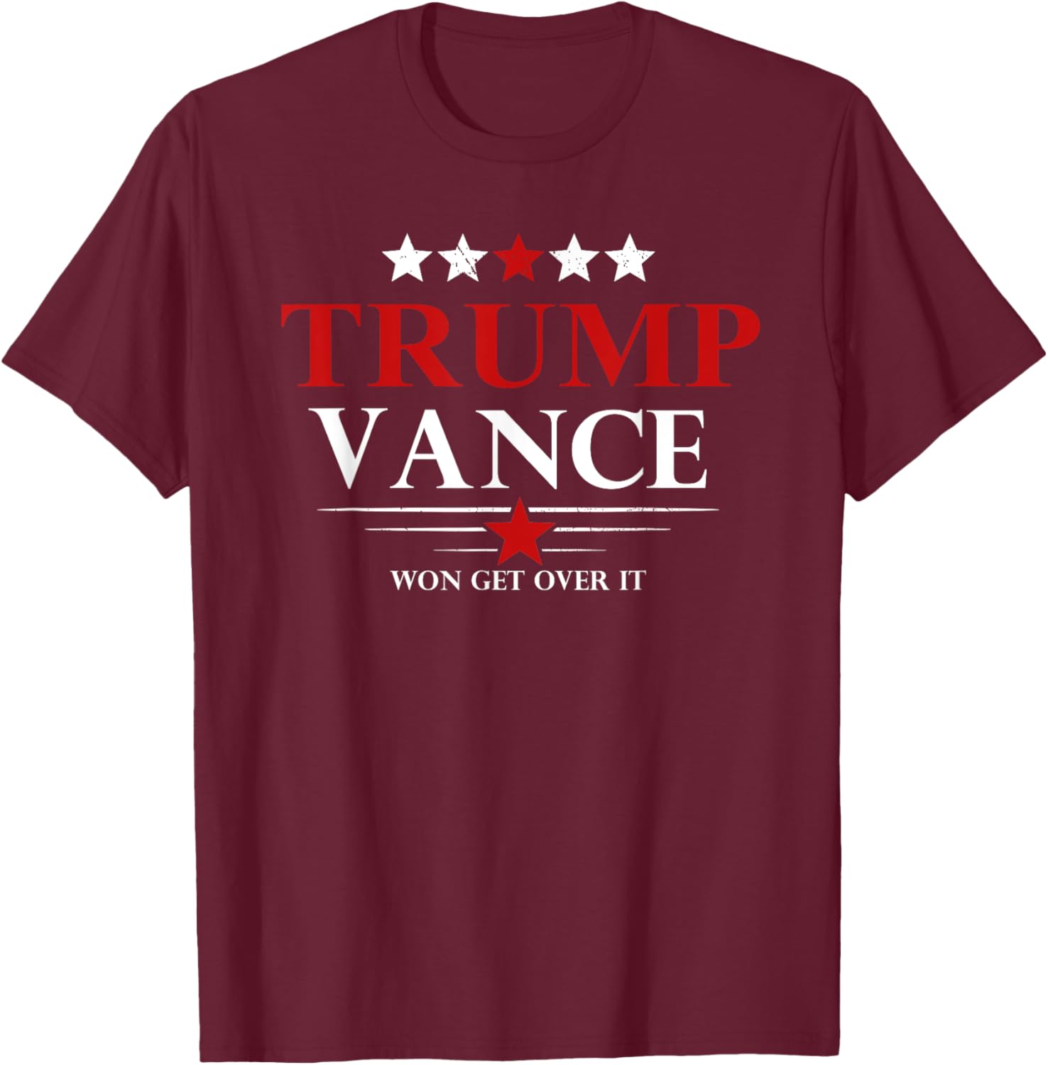 Trump Vance Won Get Over It President Inauguration Day 2025 T-Shirt