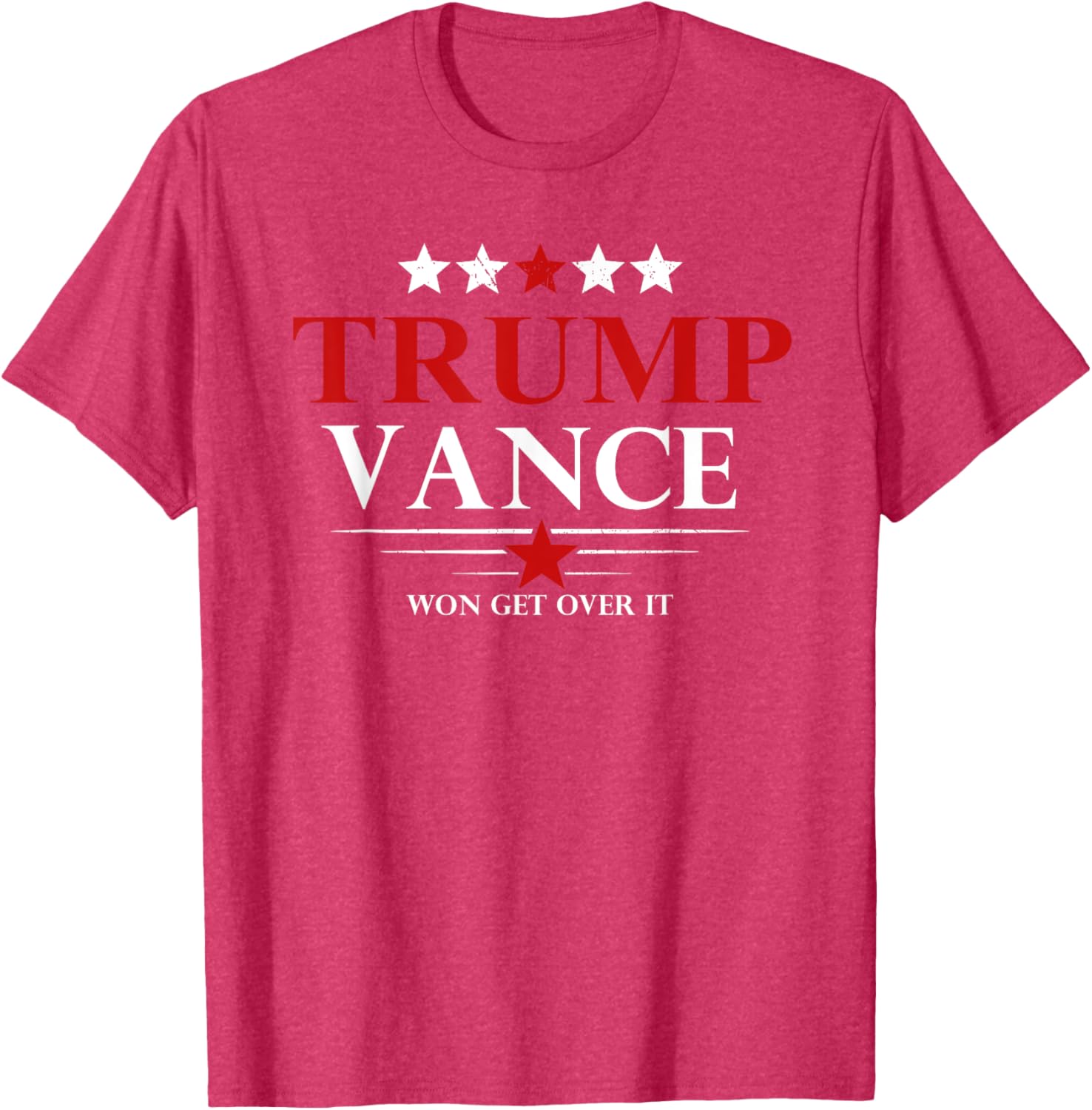 Trump Vance Won Get Over It President Inauguration Day 2025 T-Shirt