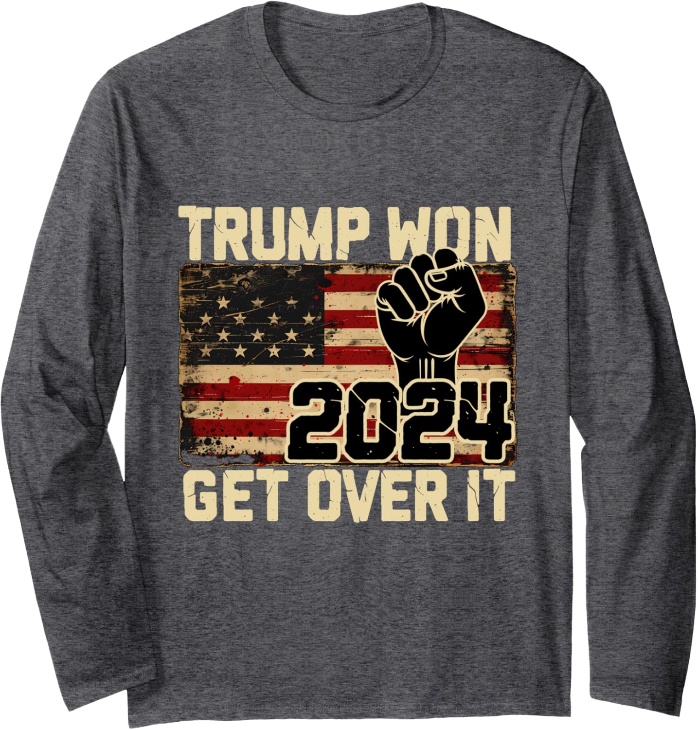 Trump We Won Wins Inauguration 47 US President 2025 Election Long Sleeve T-Shirt