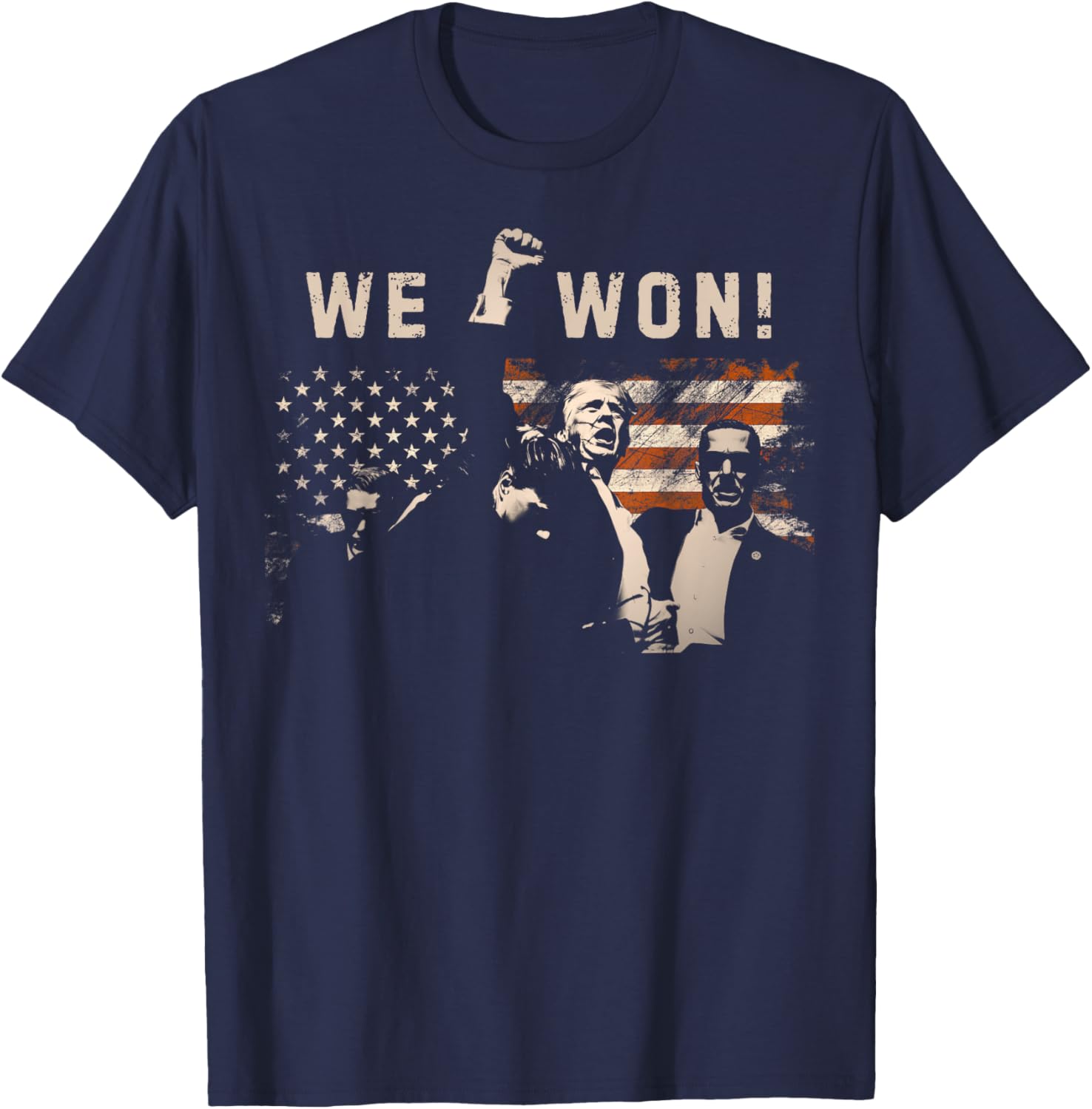 Trump We Won Wins Inauguration 47 US President 2025 Election T-Shirt