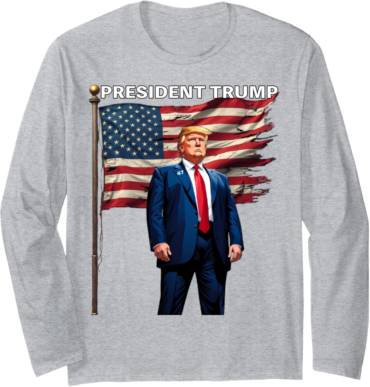 Trump Wins Election 2024 President Winner Long Sleeve T-Shirt