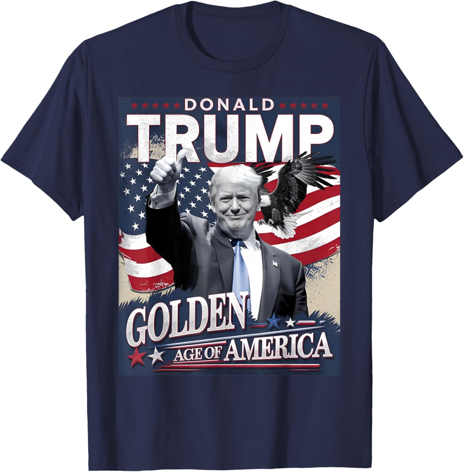 Trump Wins the Election Celebrating Golden Age of America T-Shirt