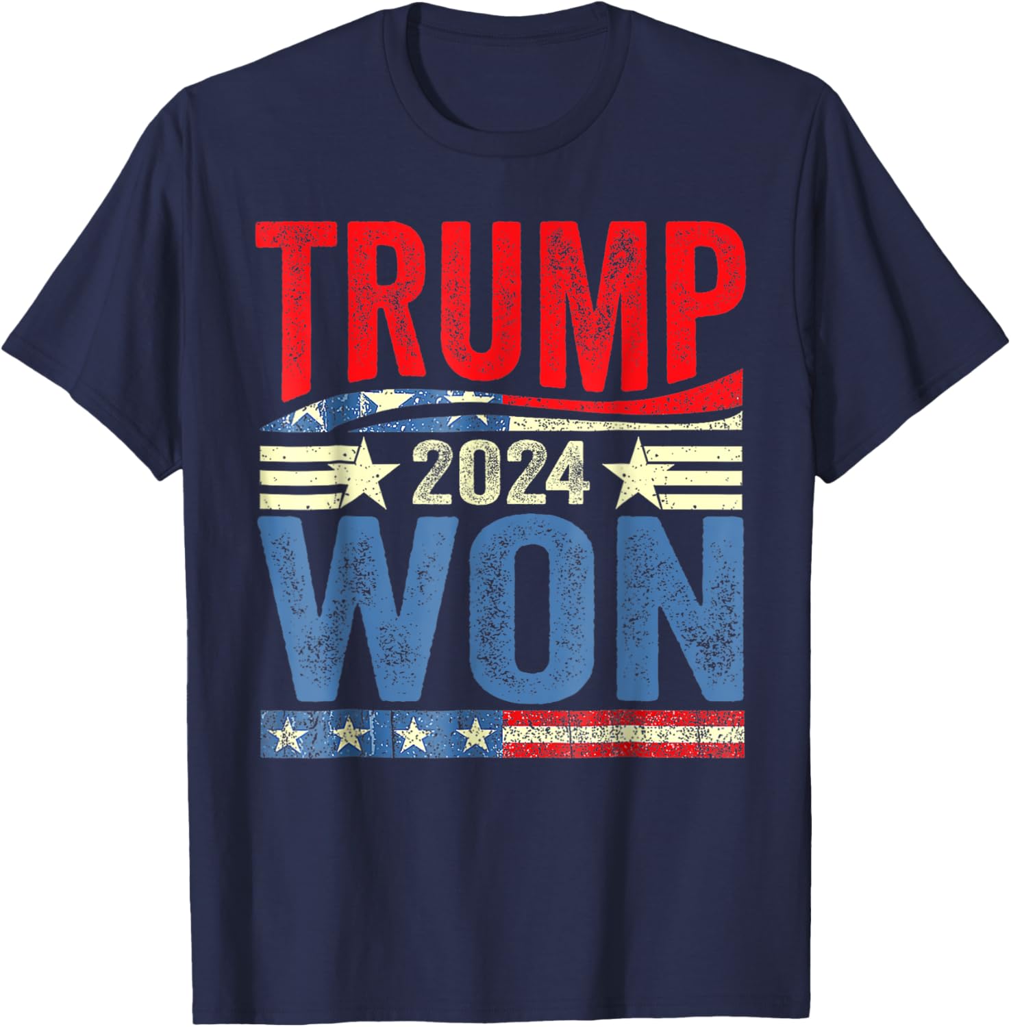 Trump Won 2024 President 47th Of White House Donald Trump T-Shirt