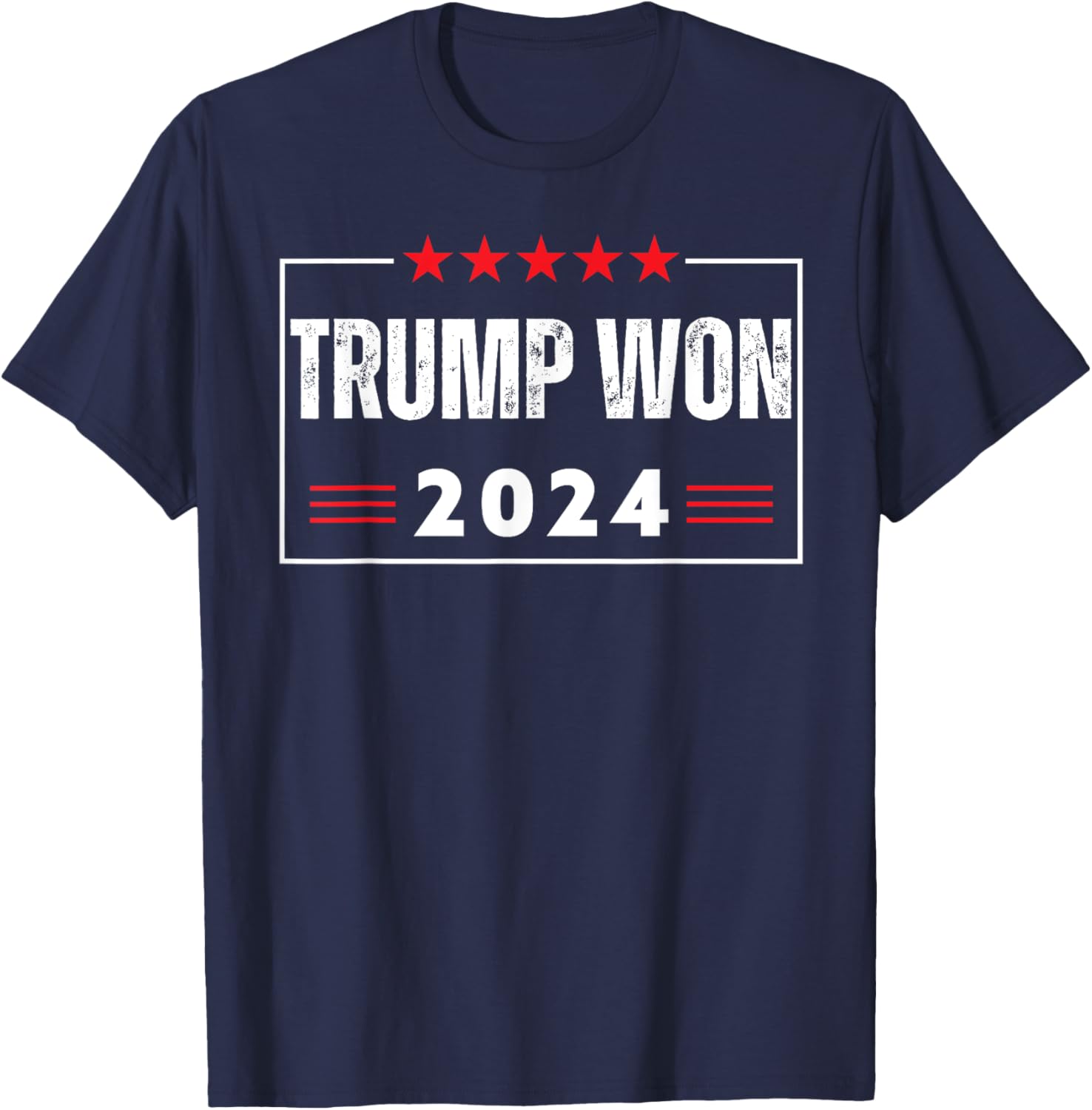 Trump Won 2024 President USA Election Men Trump 2024 Victory T-Shirt