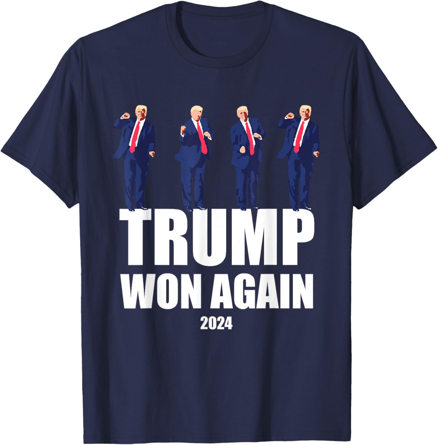 Trump Won Again 2024 Election Inauguration Day 47 President T-Shirt