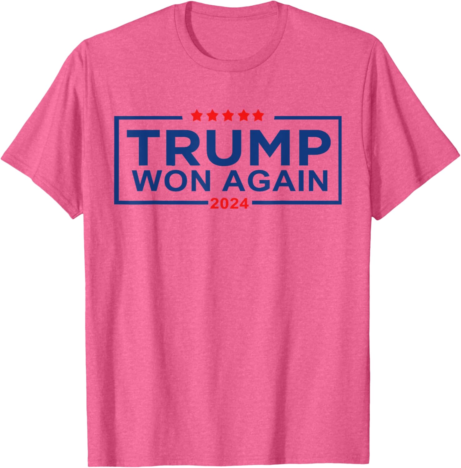 Trump Won Again 2024 Election President 47 th American Flag T-Shirt