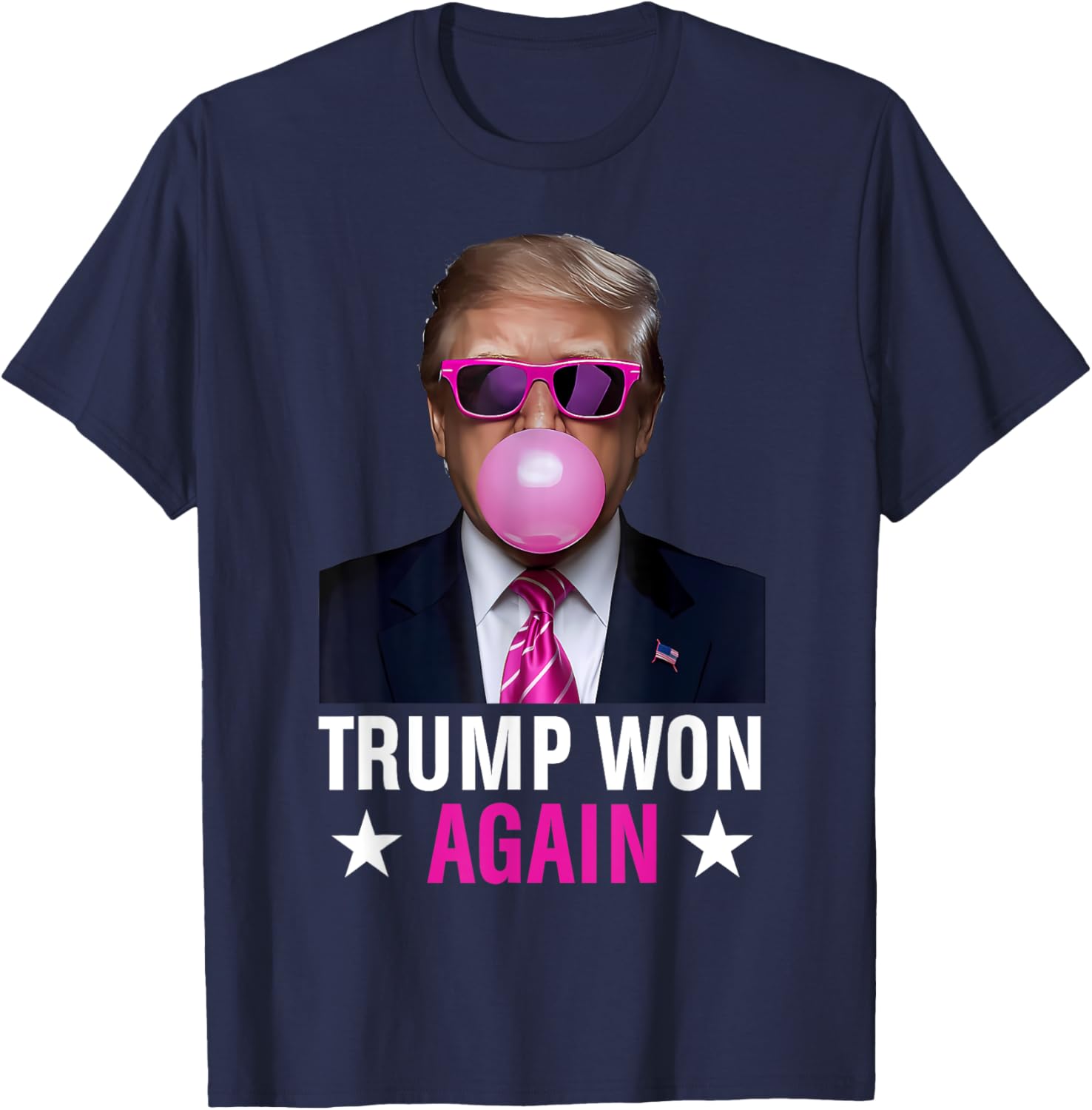 Trump Won Again 2024 Election Vote President 47th American T-Shirt