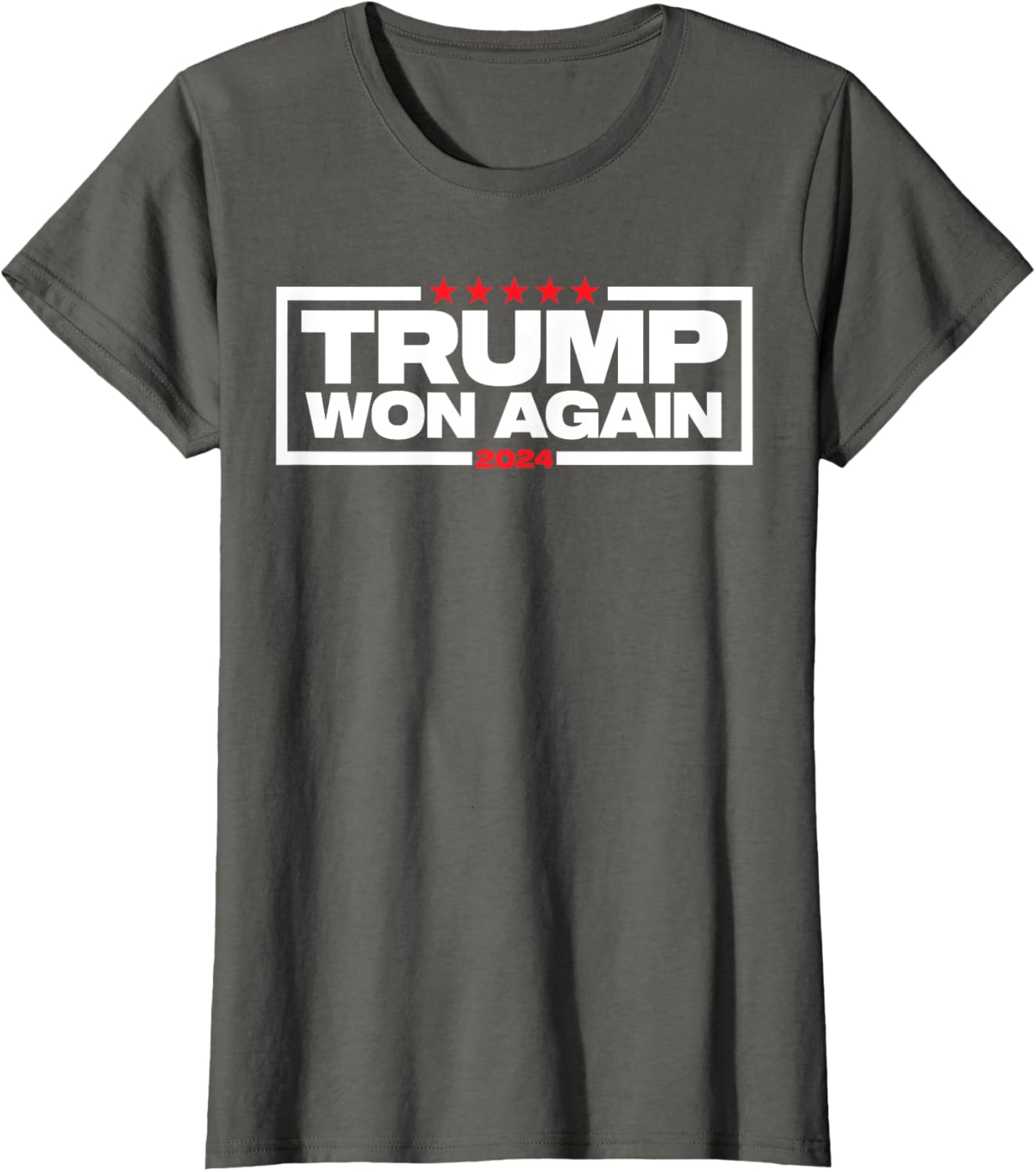 Trump Won Again Election Day President 47 th American T-Shirt