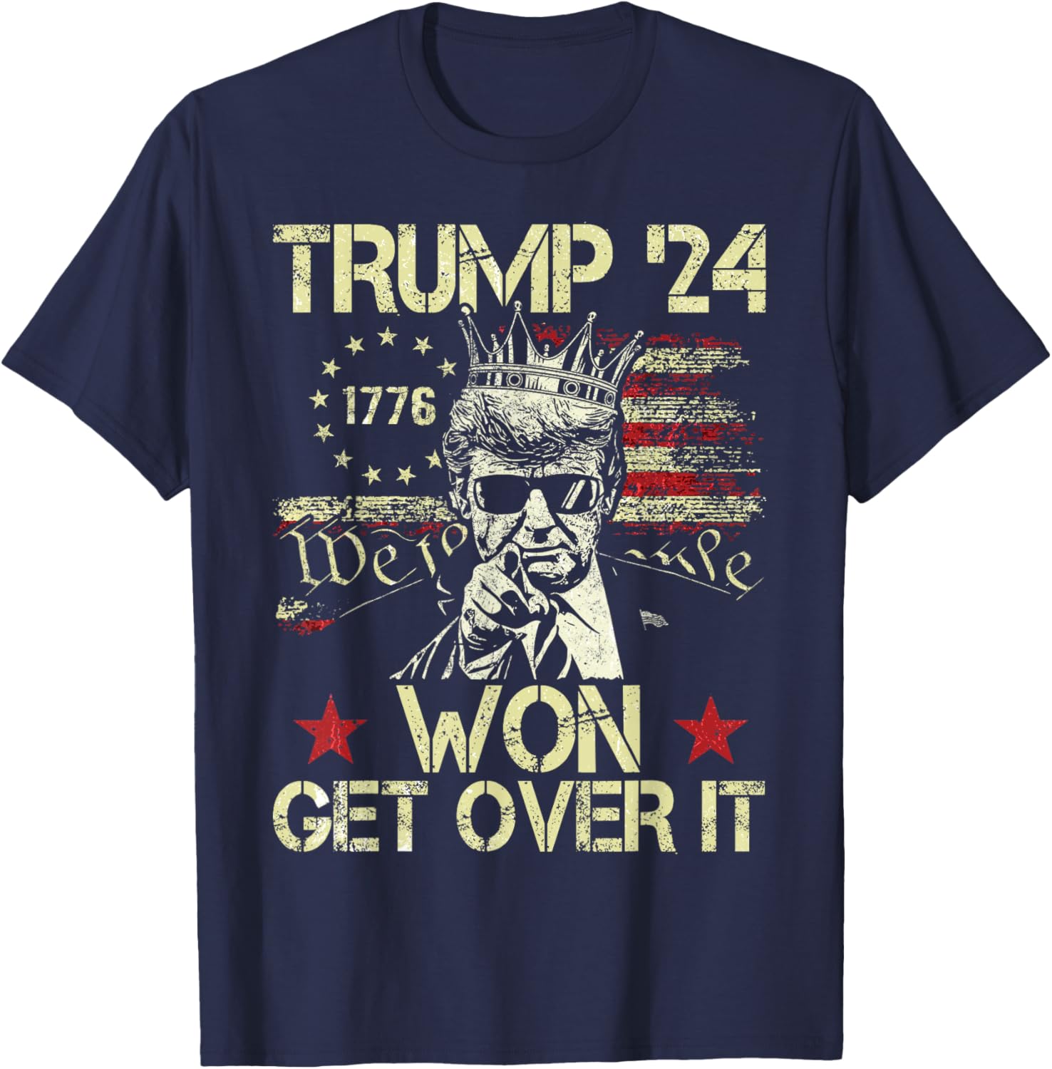 Trump Won Get Over It 2024 T-Shirt