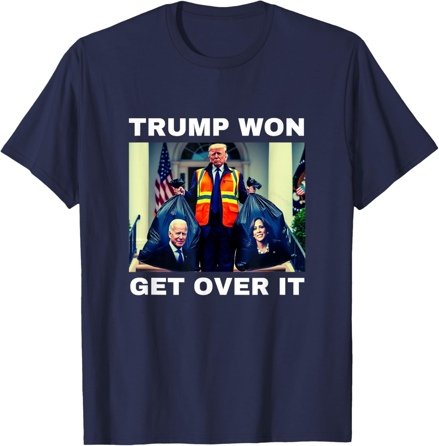 Trump Won Get Over It Tee Maga Won Election 2024 T-Shirt