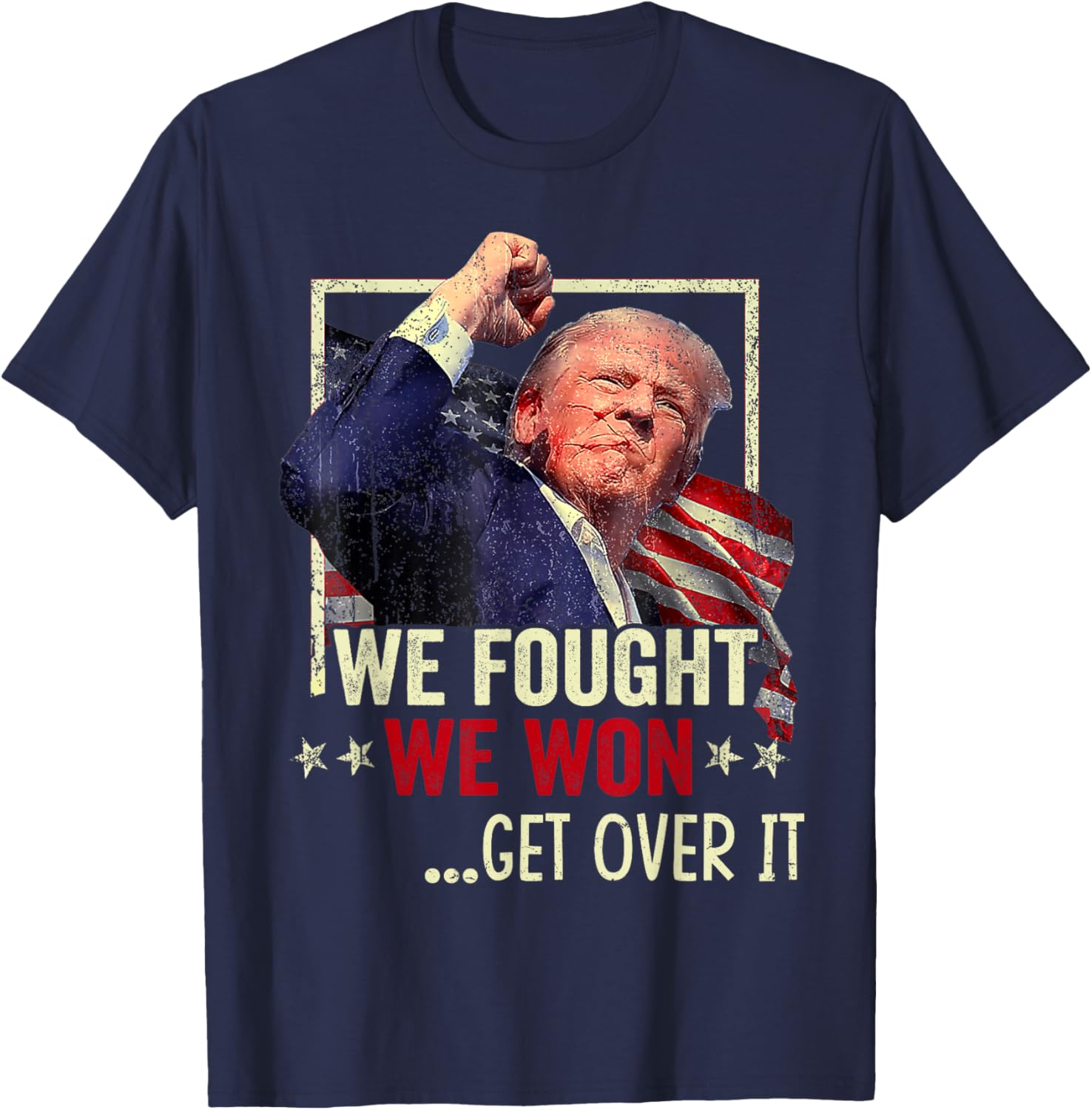 Trump Won Get Over it Trump Victory 47th President 2024 T-Shirt