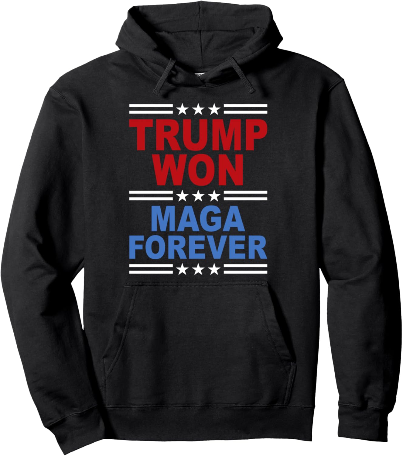 Trump Won Maga Forever Pullover Hoodie