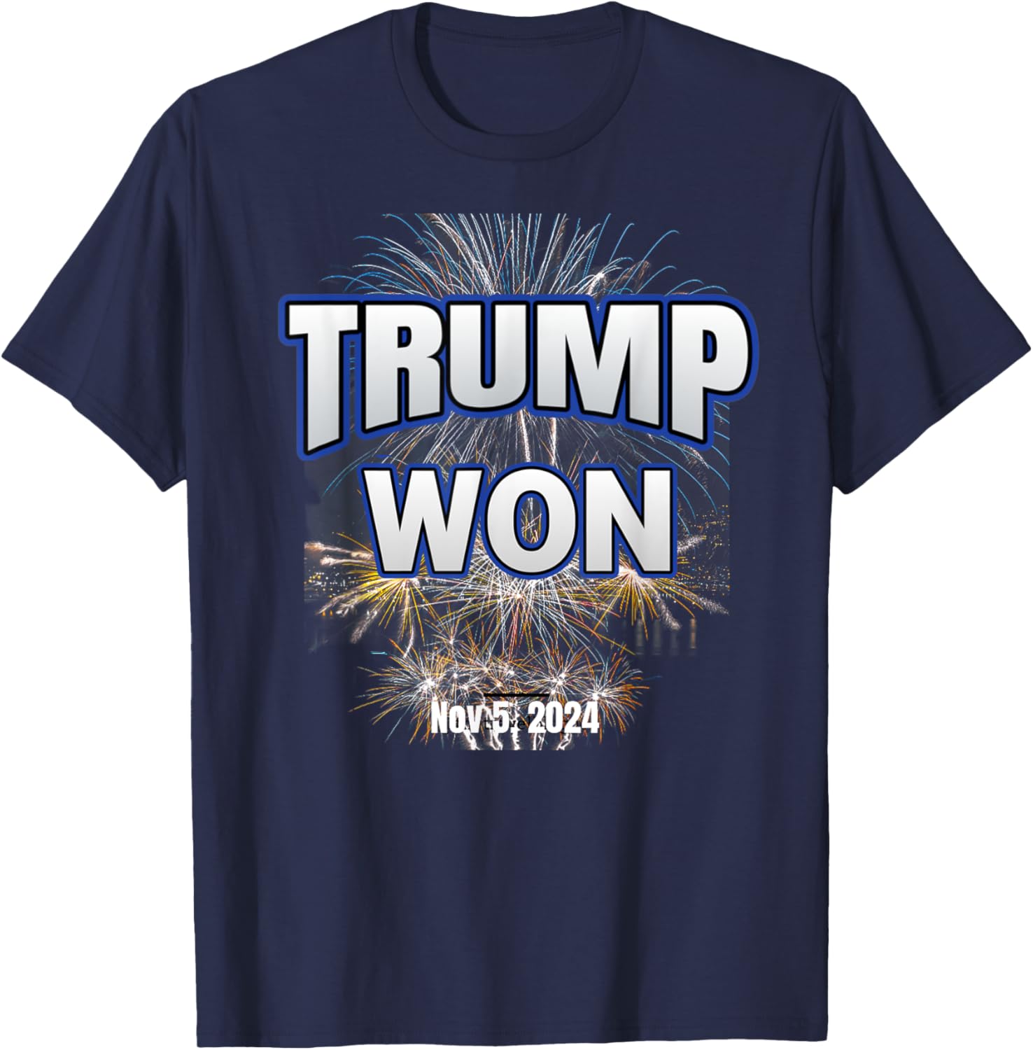 Trump Won Trump Victory 2024 Election Celebration T-Shirt