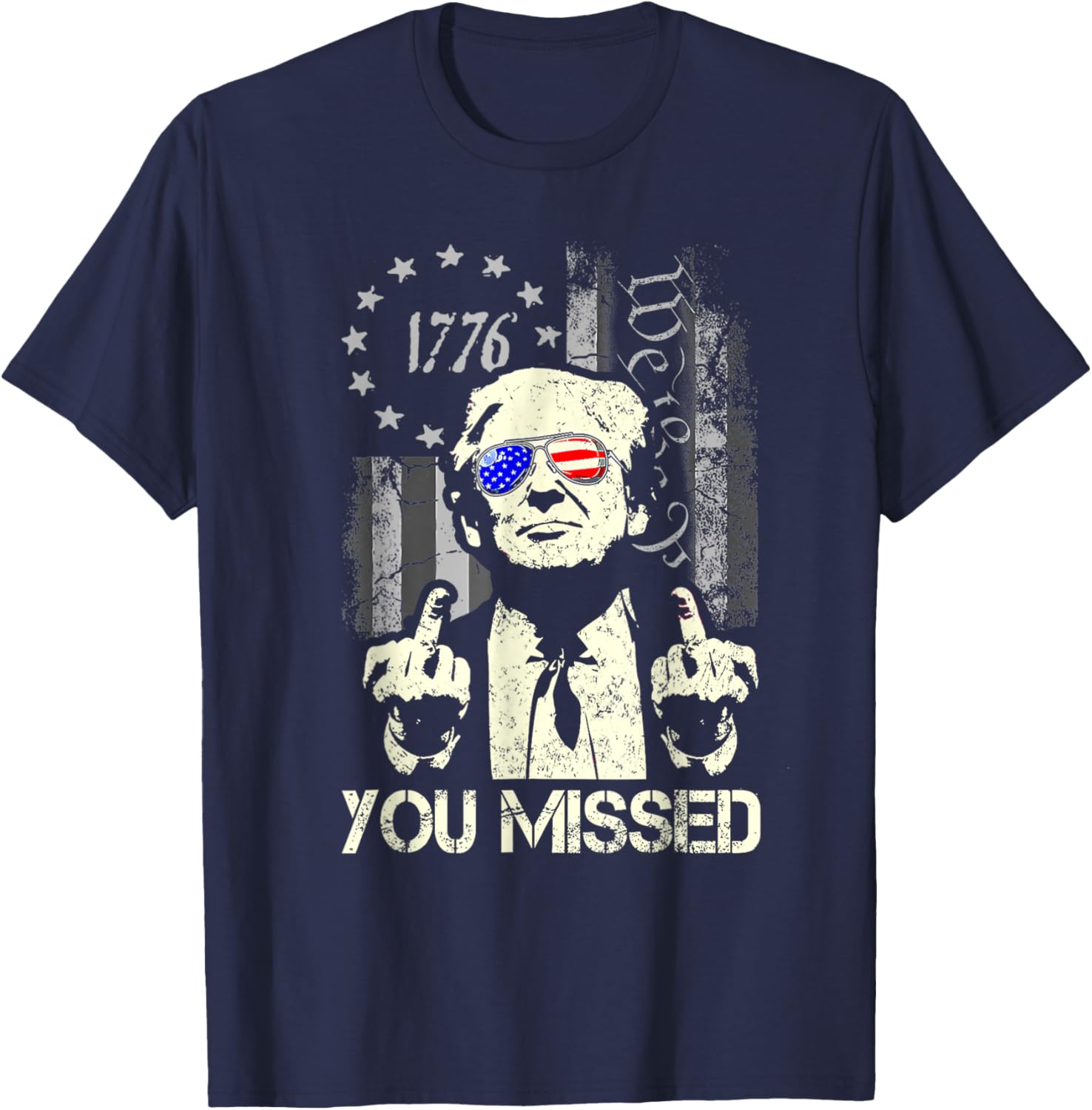 Trump you Missed Me Bitch trump shot trump supporters tee T-Shirt