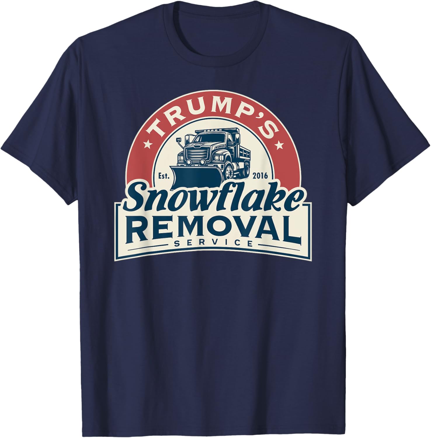 Trump's Snowflake Removal Service Funny Trump 2024 T-Shirt