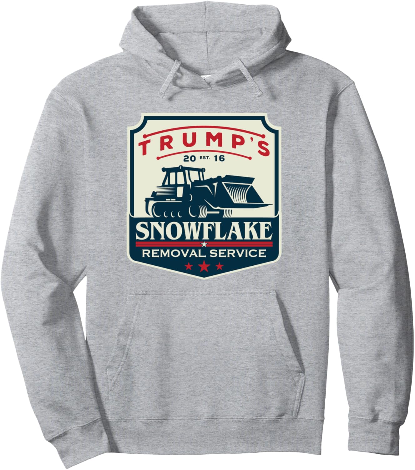 Trump's Snowflake Rmoval Service Funny Donald Trump 2024 Pullover Hoodie