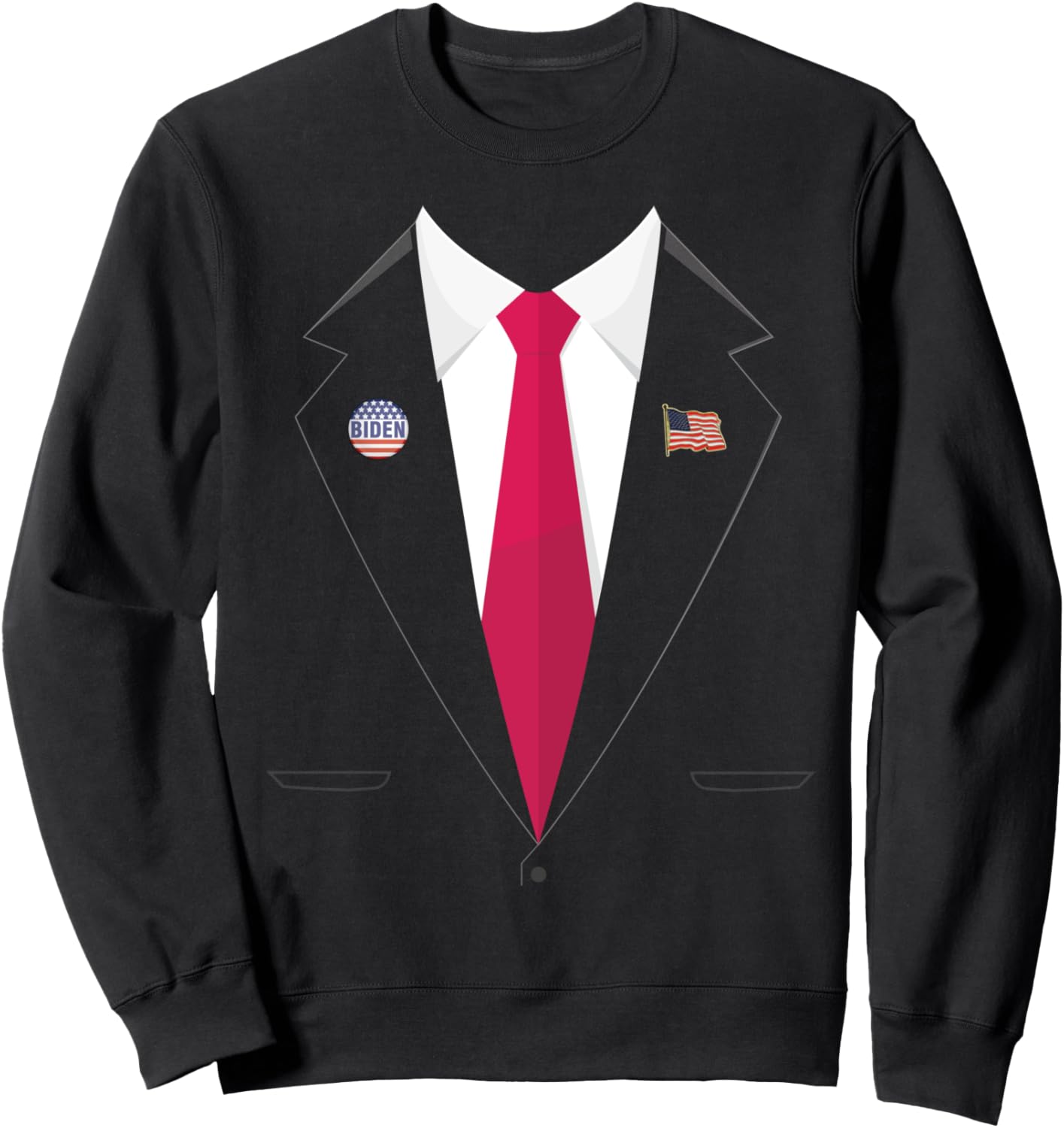 Tuxedo Suit Presidents day gift Joe Biden Pin Costume 2020 Sweatshirt