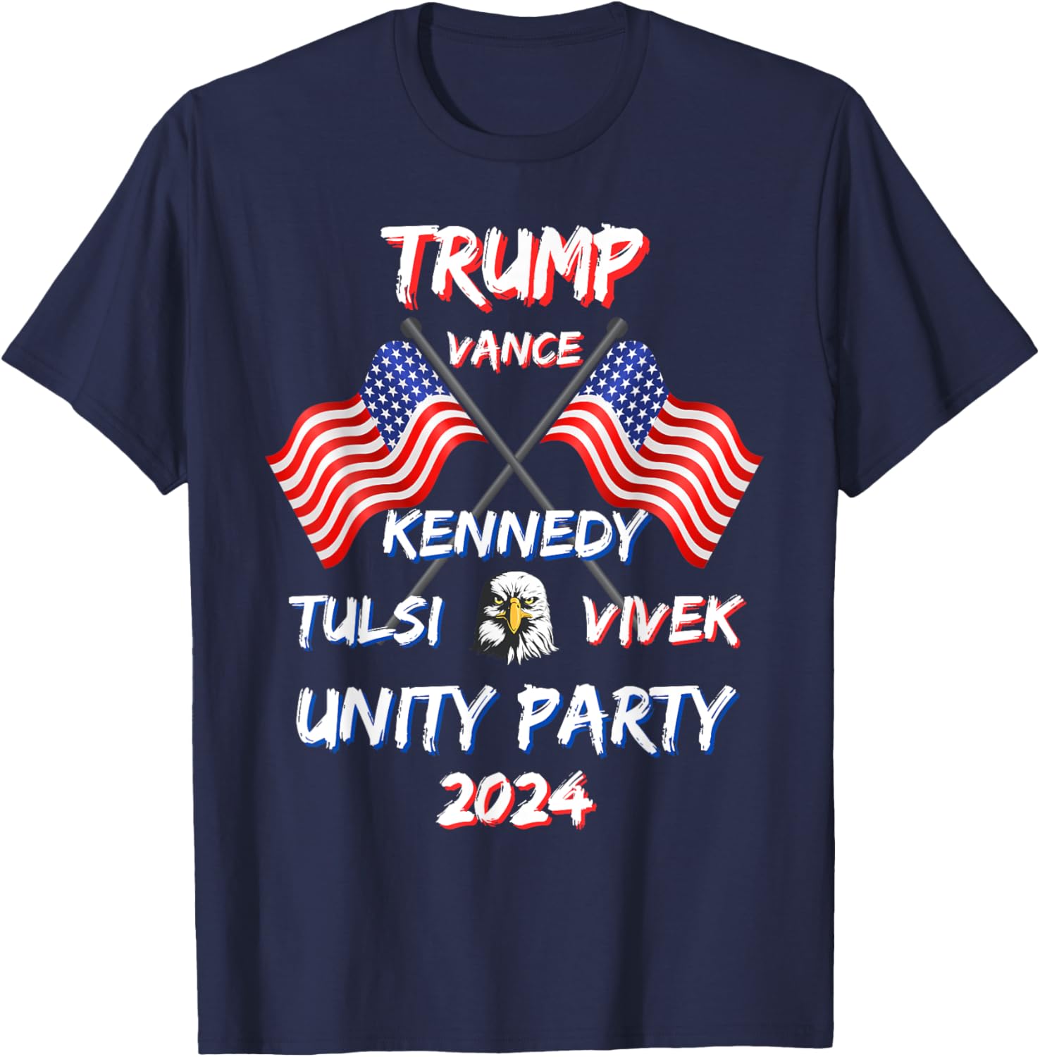 Unity Party 2024 Trump Vance Kennedy Tulsi Vivek T-Shirt