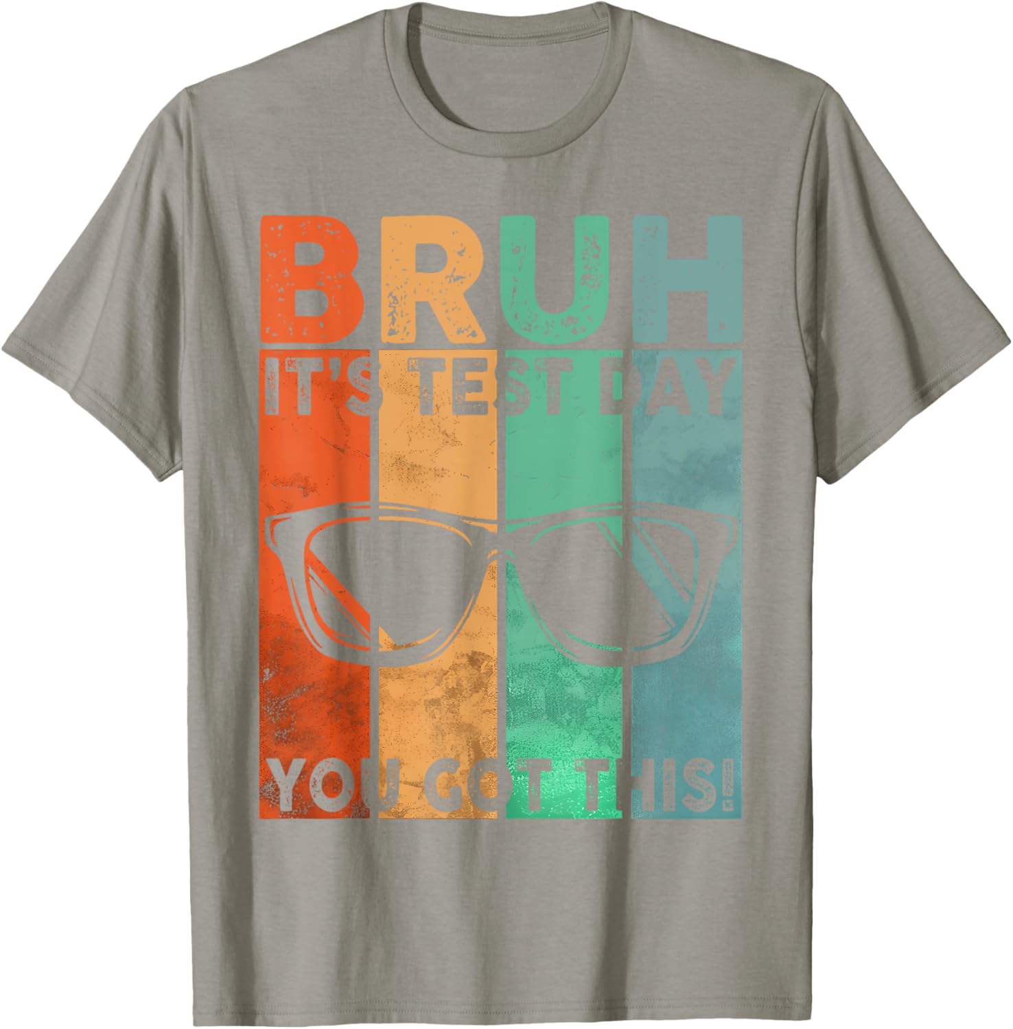 Vintage Bruh It’s Test Day You Got This Testing Day Boy Men T-Shirt