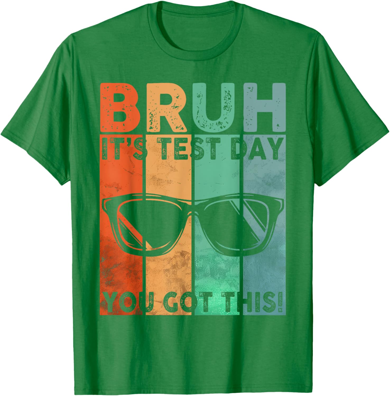 Vintage Bruh It’s Test Day You Got This Testing Day Boy Men T-Shirt