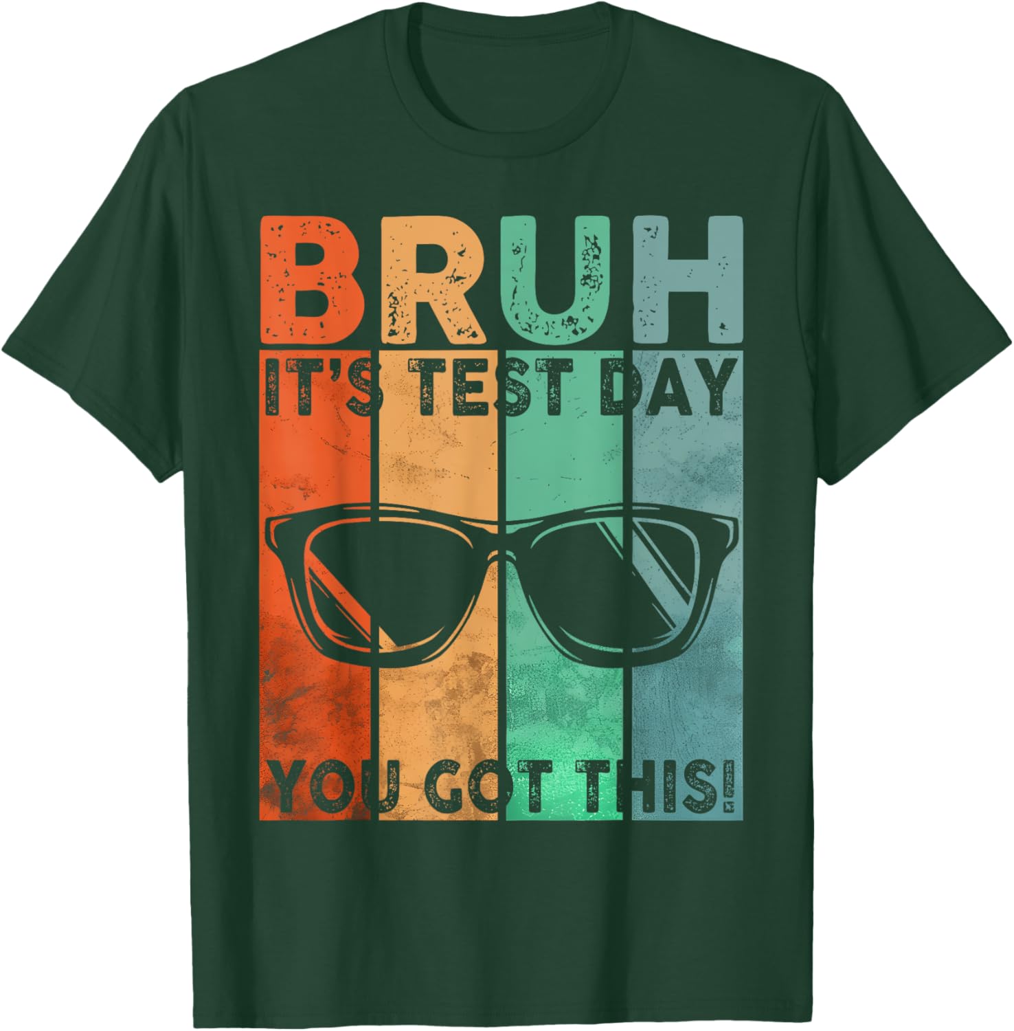 Vintage Bruh It’s Test Day You Got This Testing Day Boy Men T-Shirt