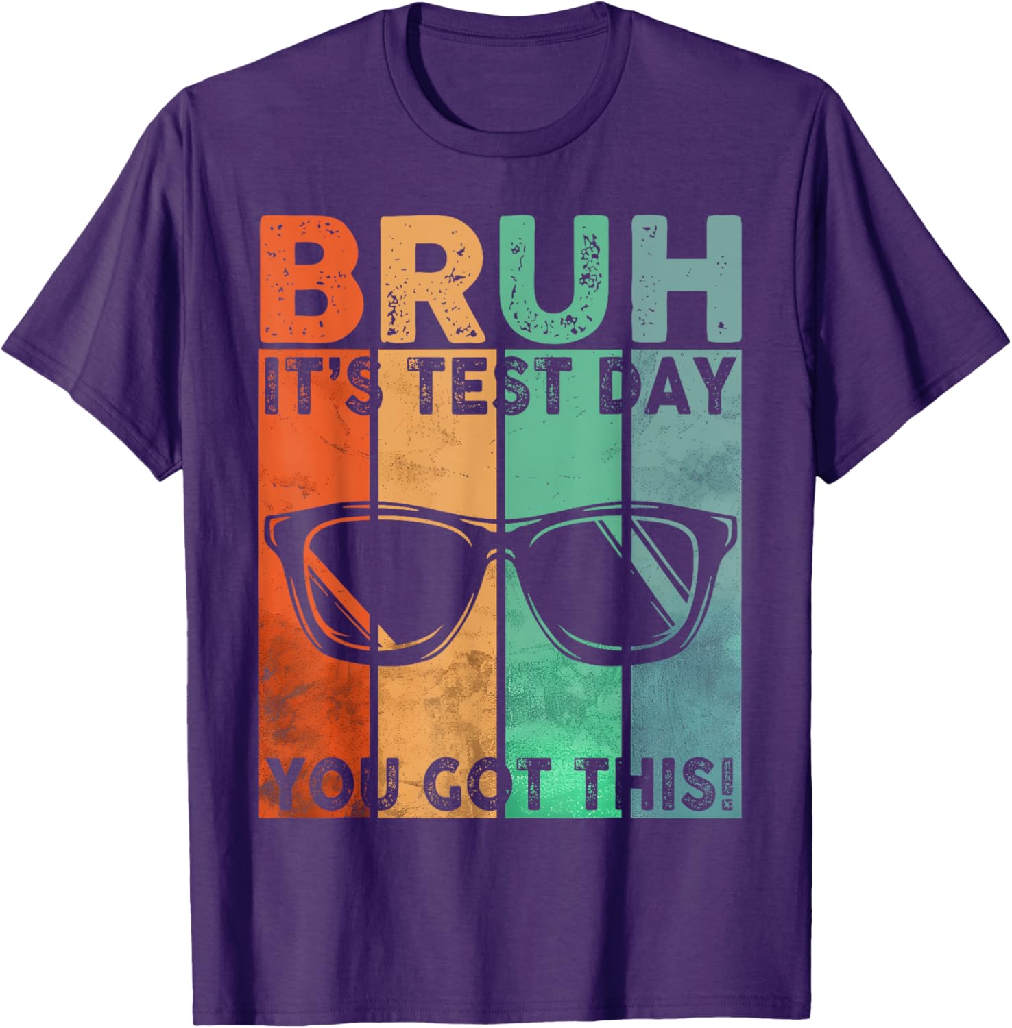 Vintage Bruh It’s Test Day You Got This Testing Day Boy Men T-Shirt