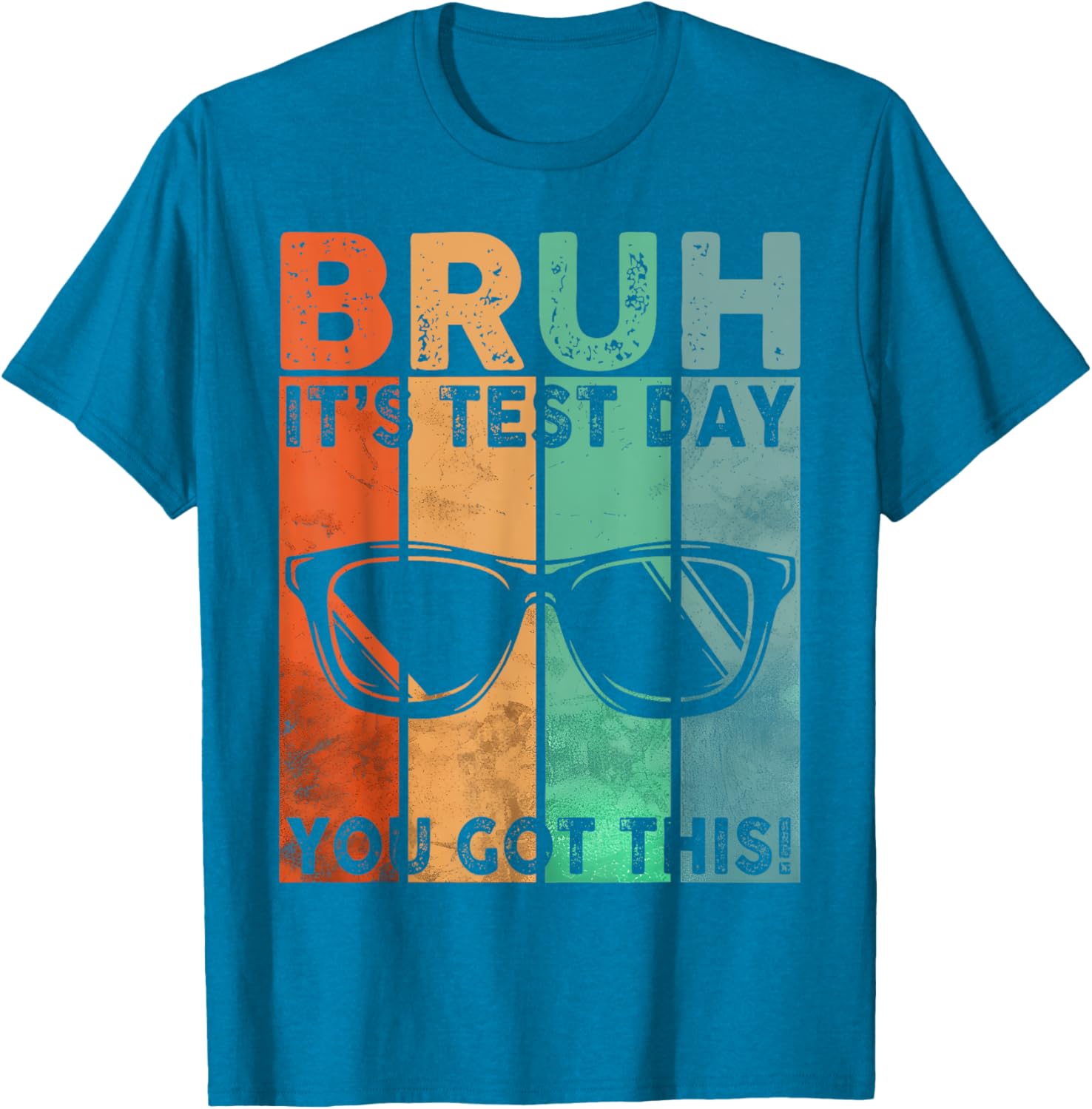 Vintage Bruh It’s Test Day You Got This Testing Day Boy Men T-Shirt