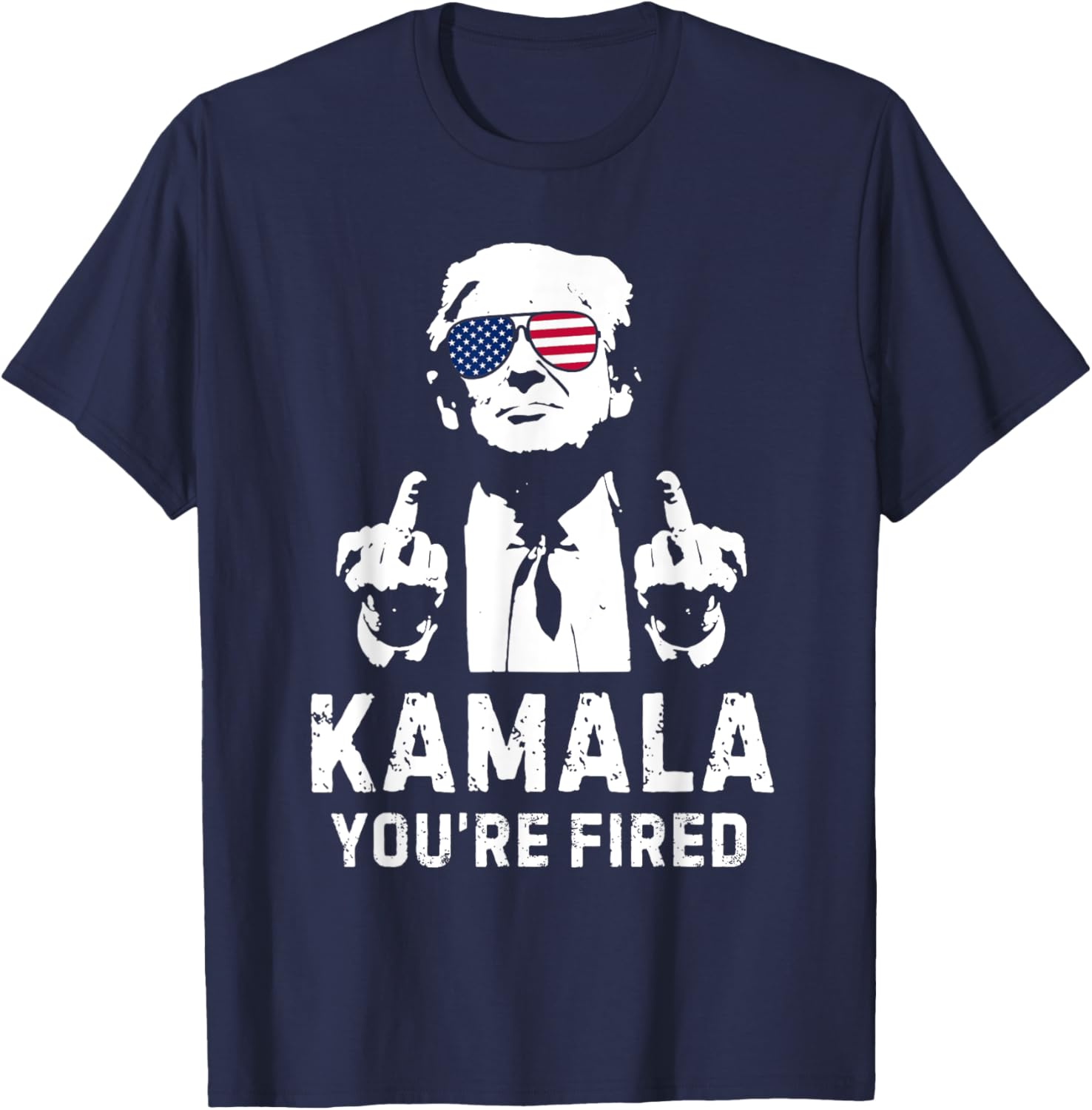 Vintage Kamala You’re Fired! Trump 2024 T-Shirt