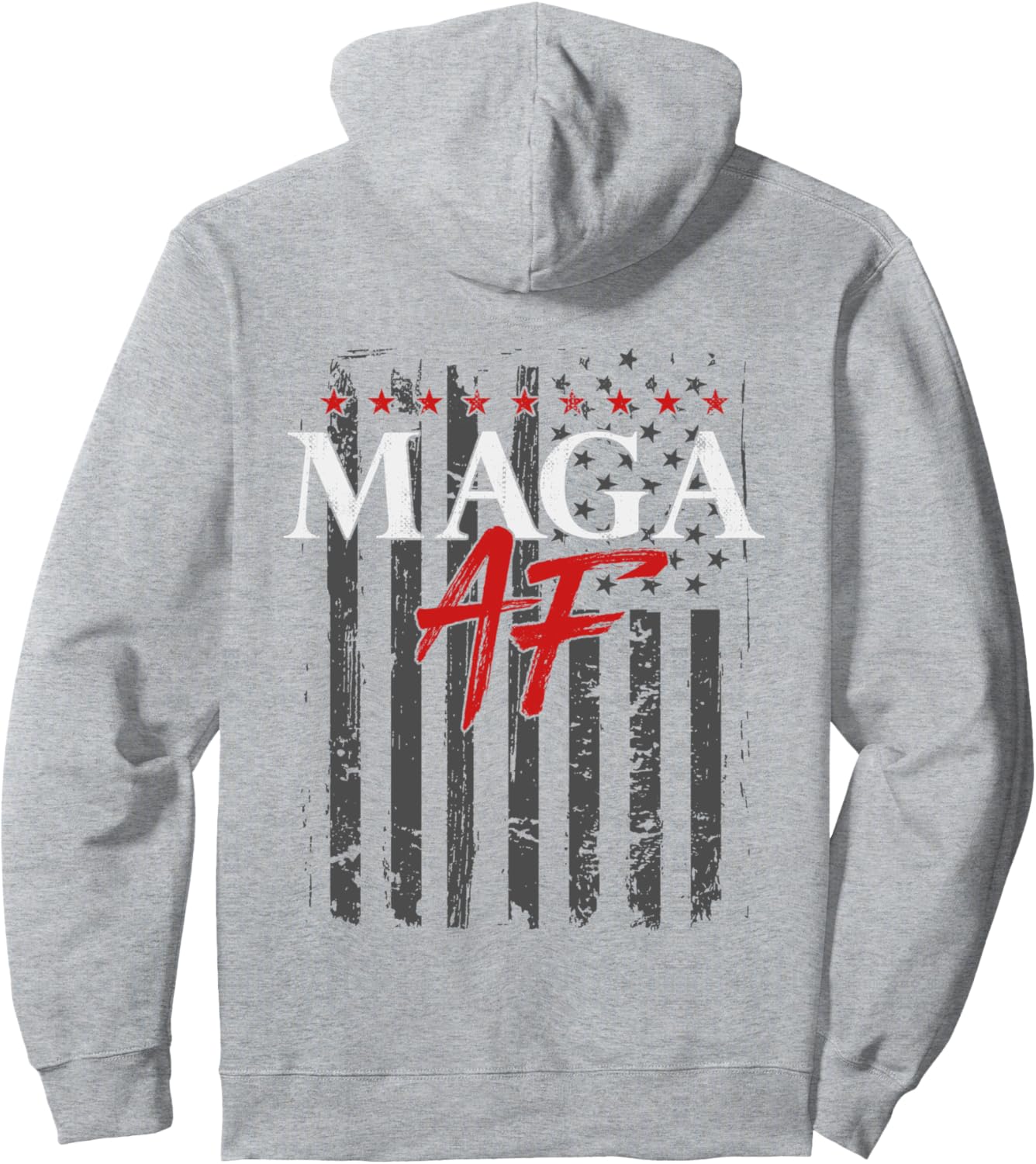 Vote Felon MAGA Af Trump 2024 ON BACK Pullover Hoodie