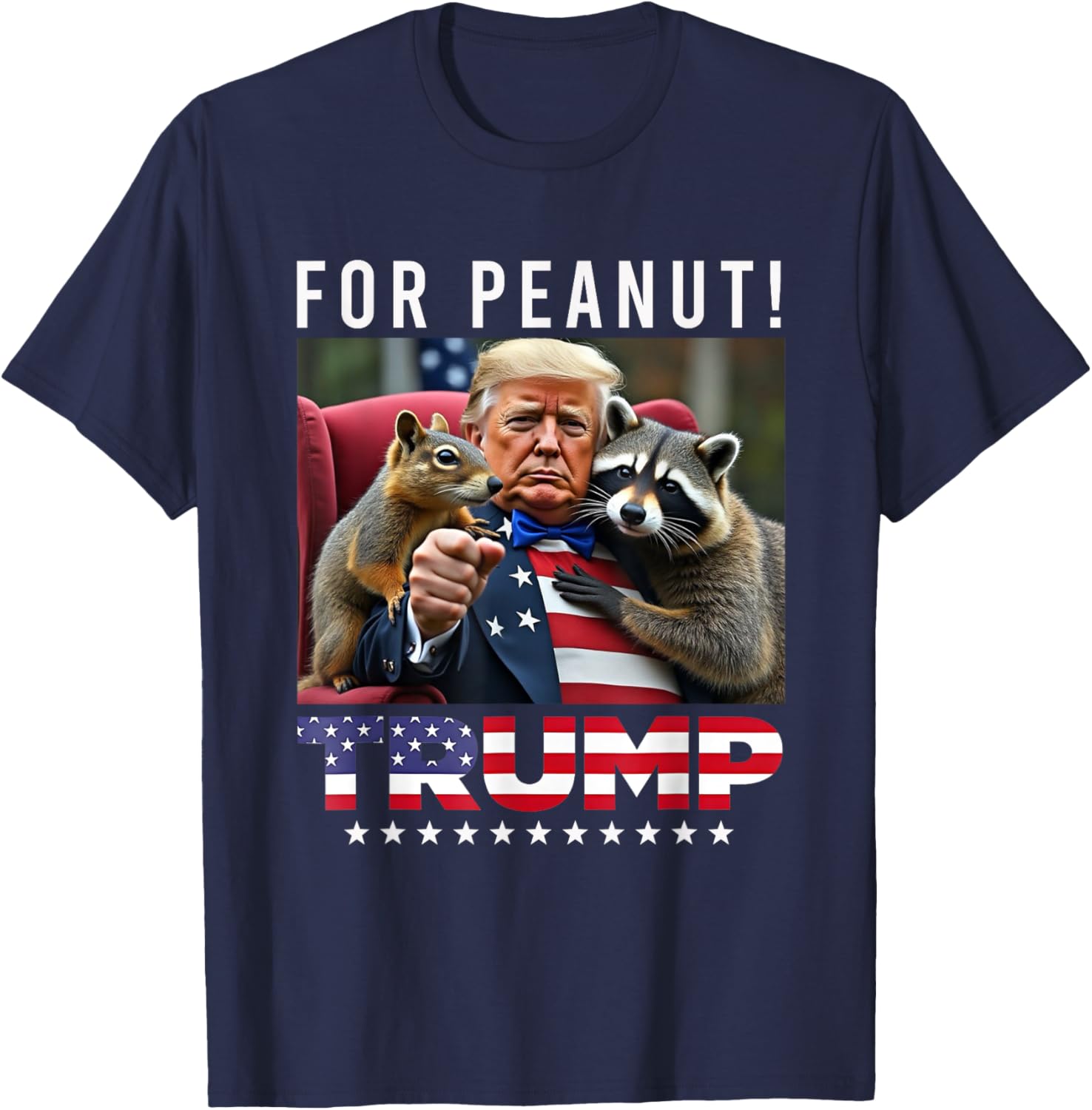 Vote Trump For Peanut The Squirrel T-Shirt