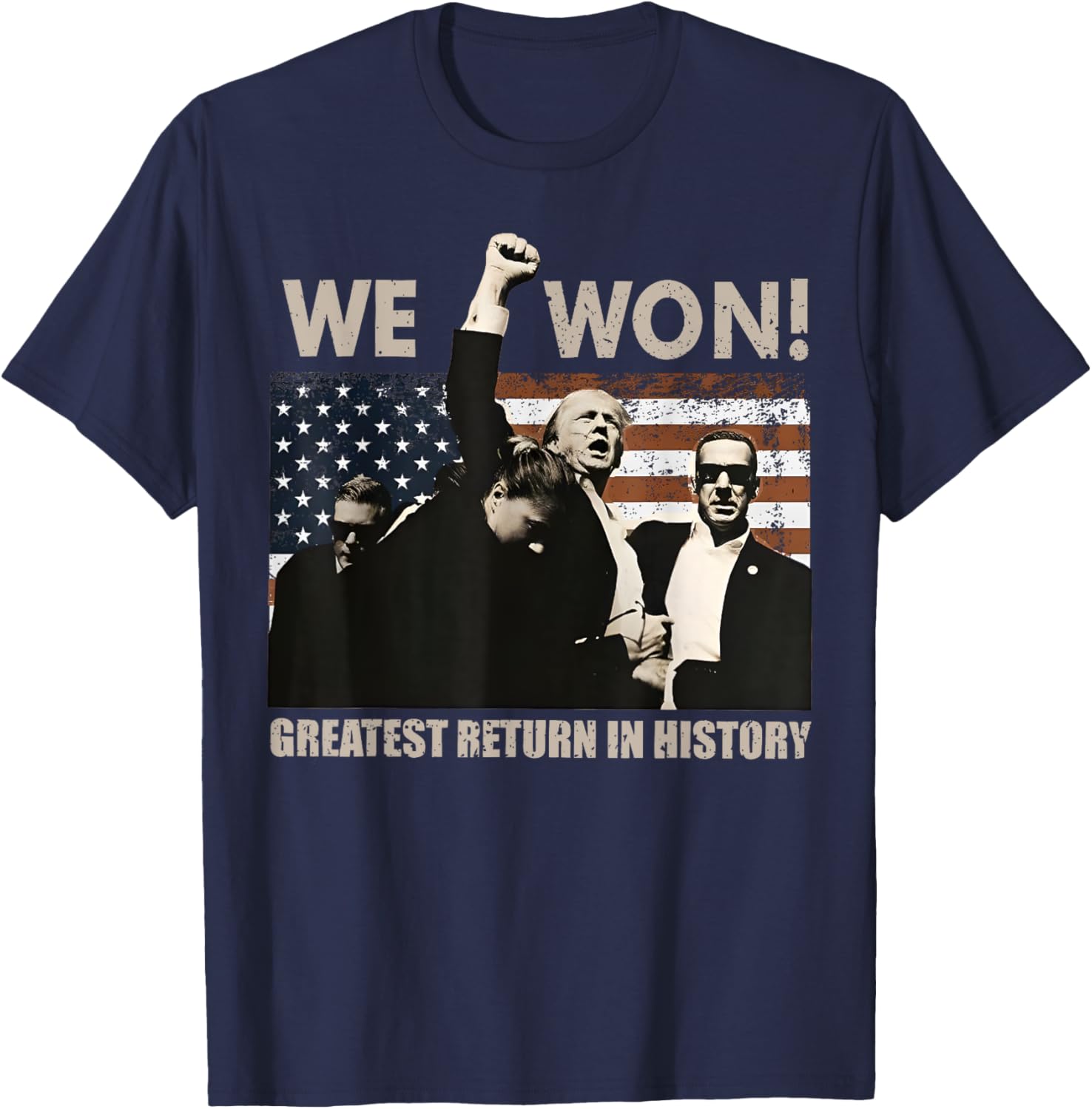 We Won-Donald Trump Won 2024 Election Inauguration President T-Shirt