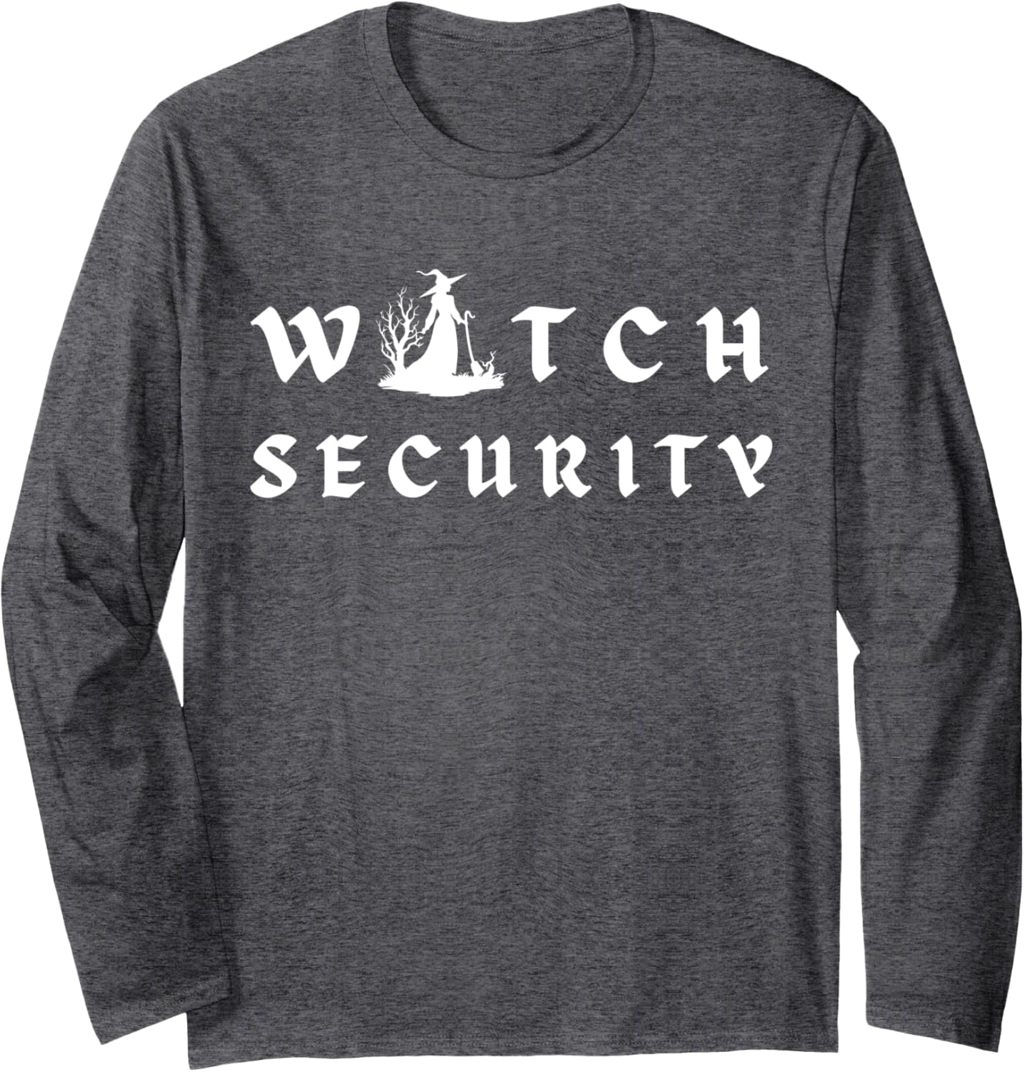 Witch Security - Easy Halloween Costume For Parents/Couples Long Sleeve T-Shirt