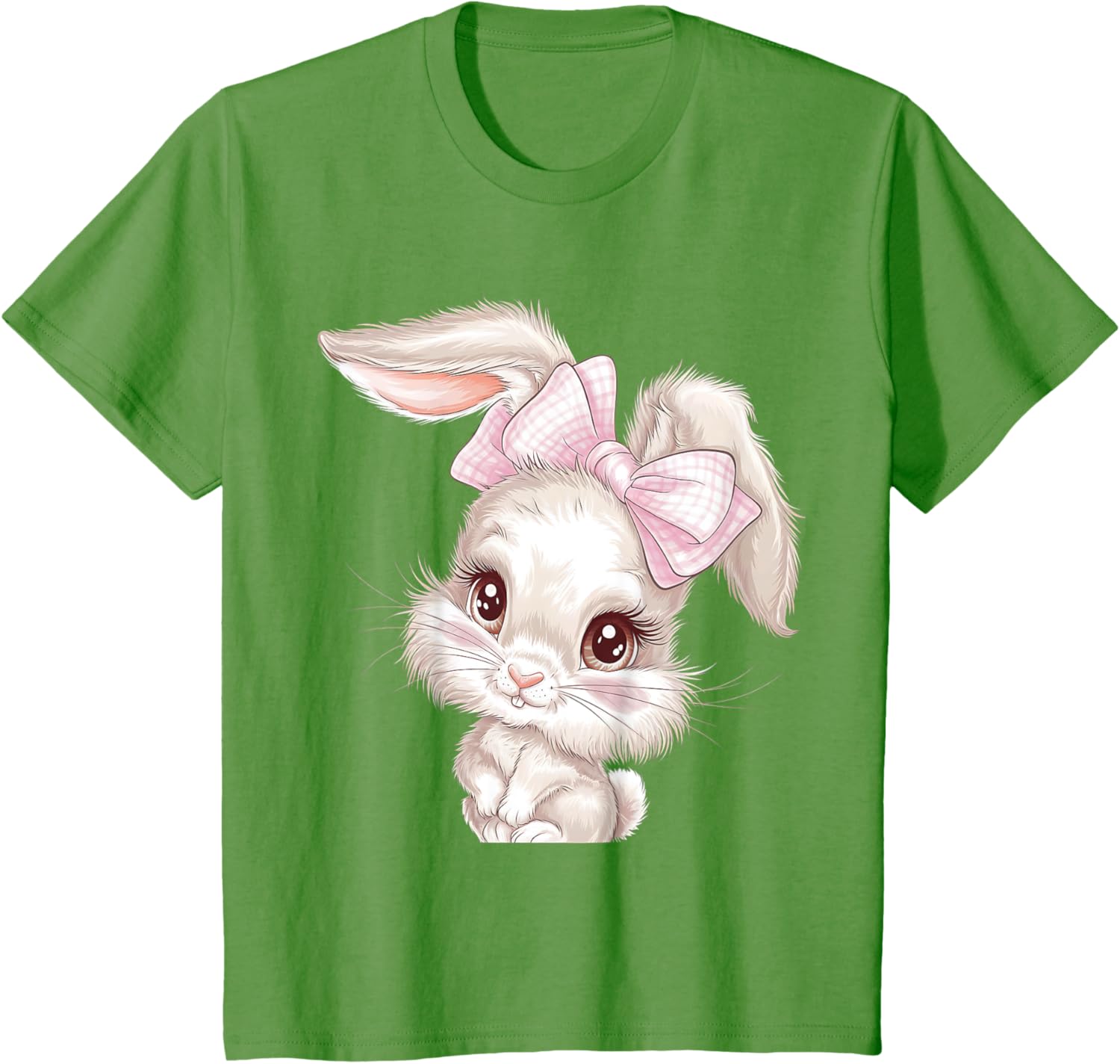 Women Cute Coquette Bow Bunny Ears Aesthetic Rabbit Easter T-Shirt